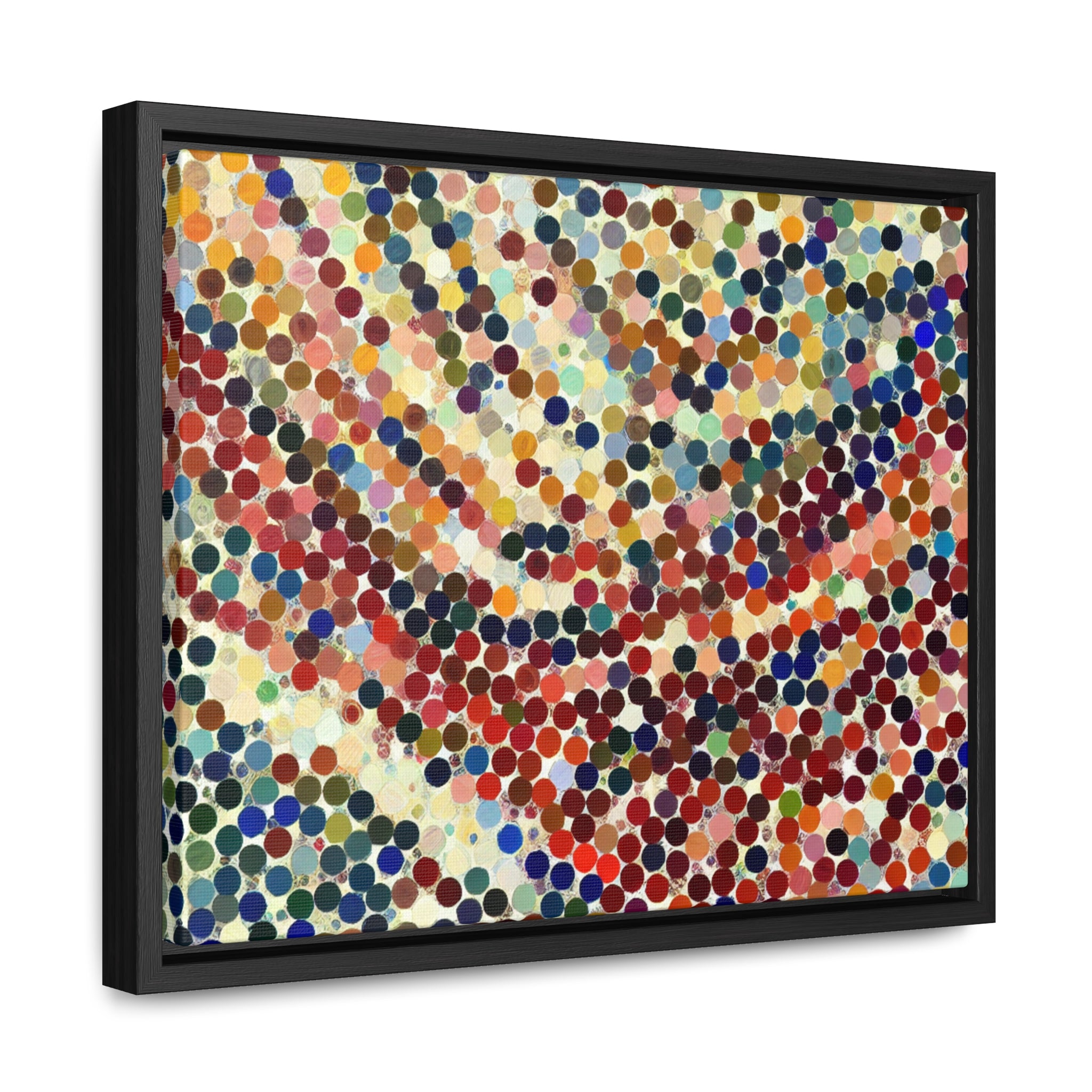 Waves of Colorful Whispers | Framed Canvas