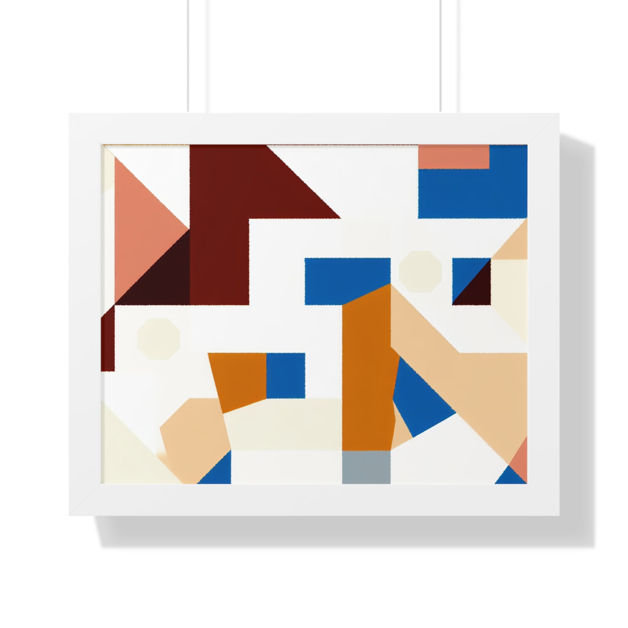 Rhythmic Fragments of Color | Framed Print