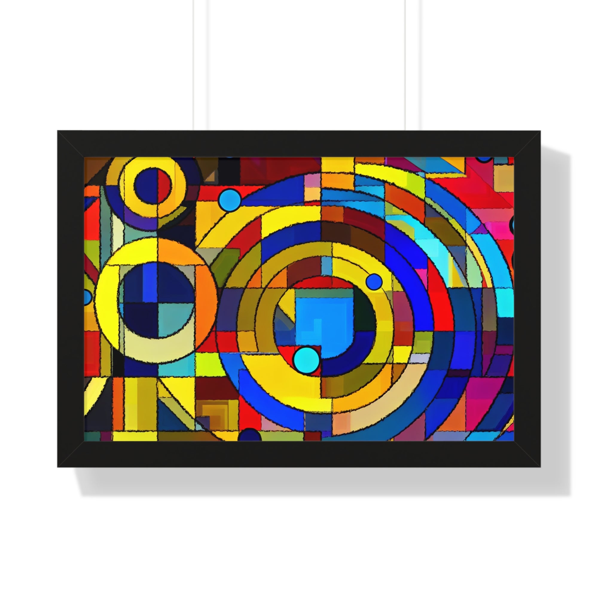 Dynamic Chaos and Harmony | Framed Print