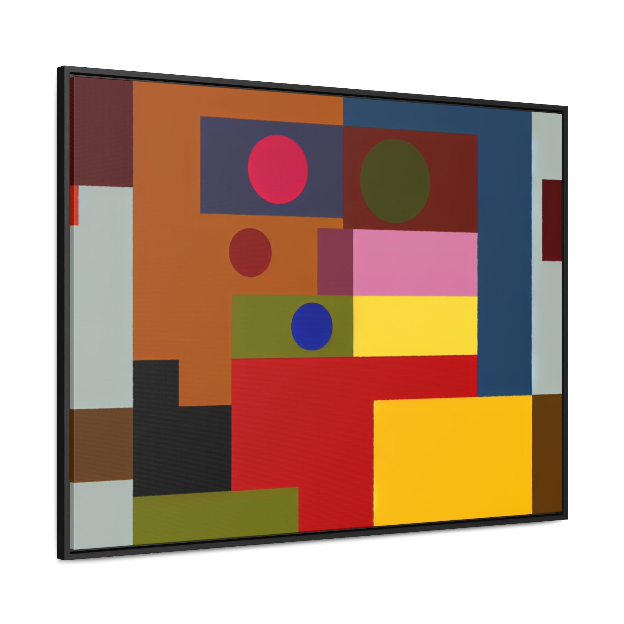 Radiant Geometry Unveiled | Framed Canvas