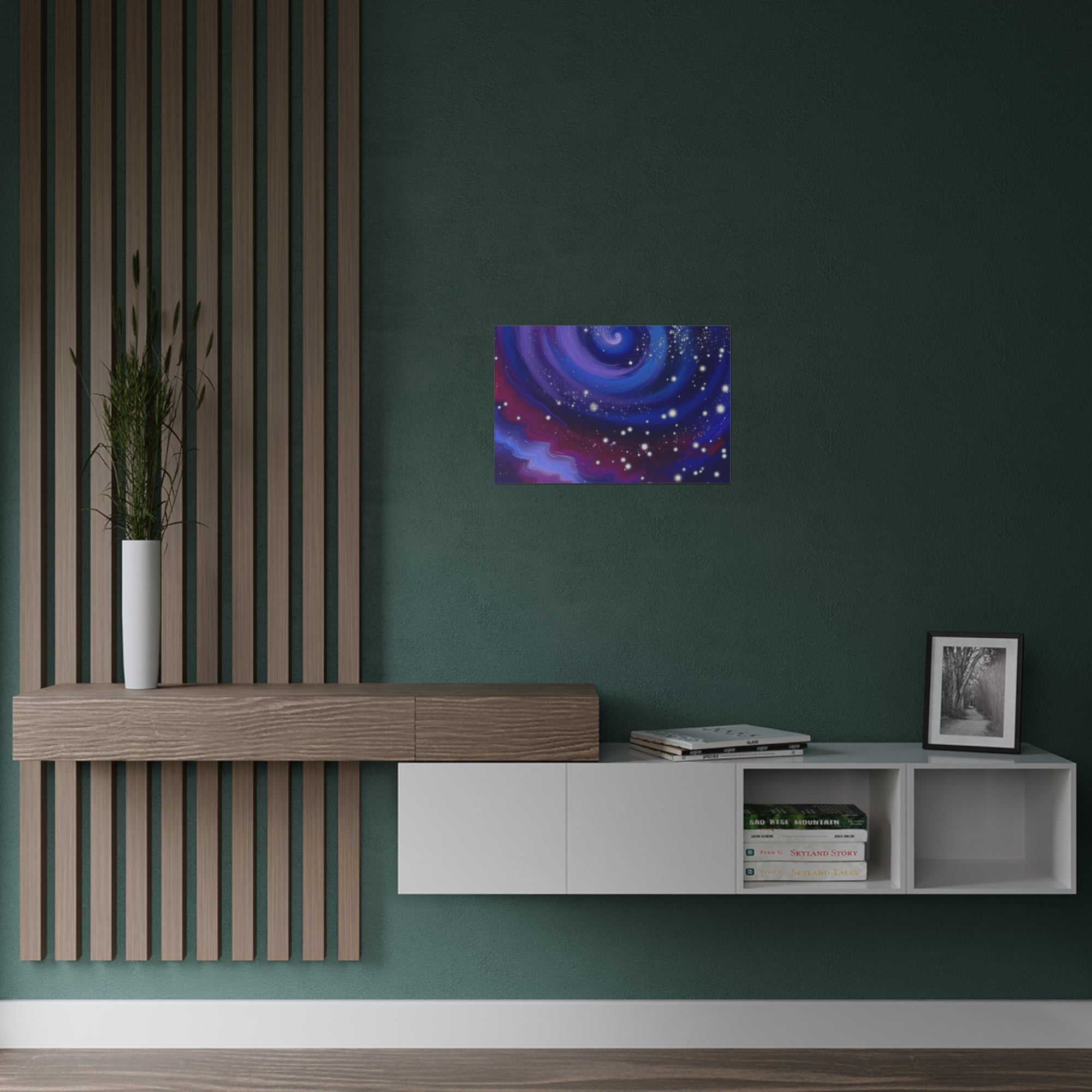 Celestial Whirlwind Dreams | Satin Print