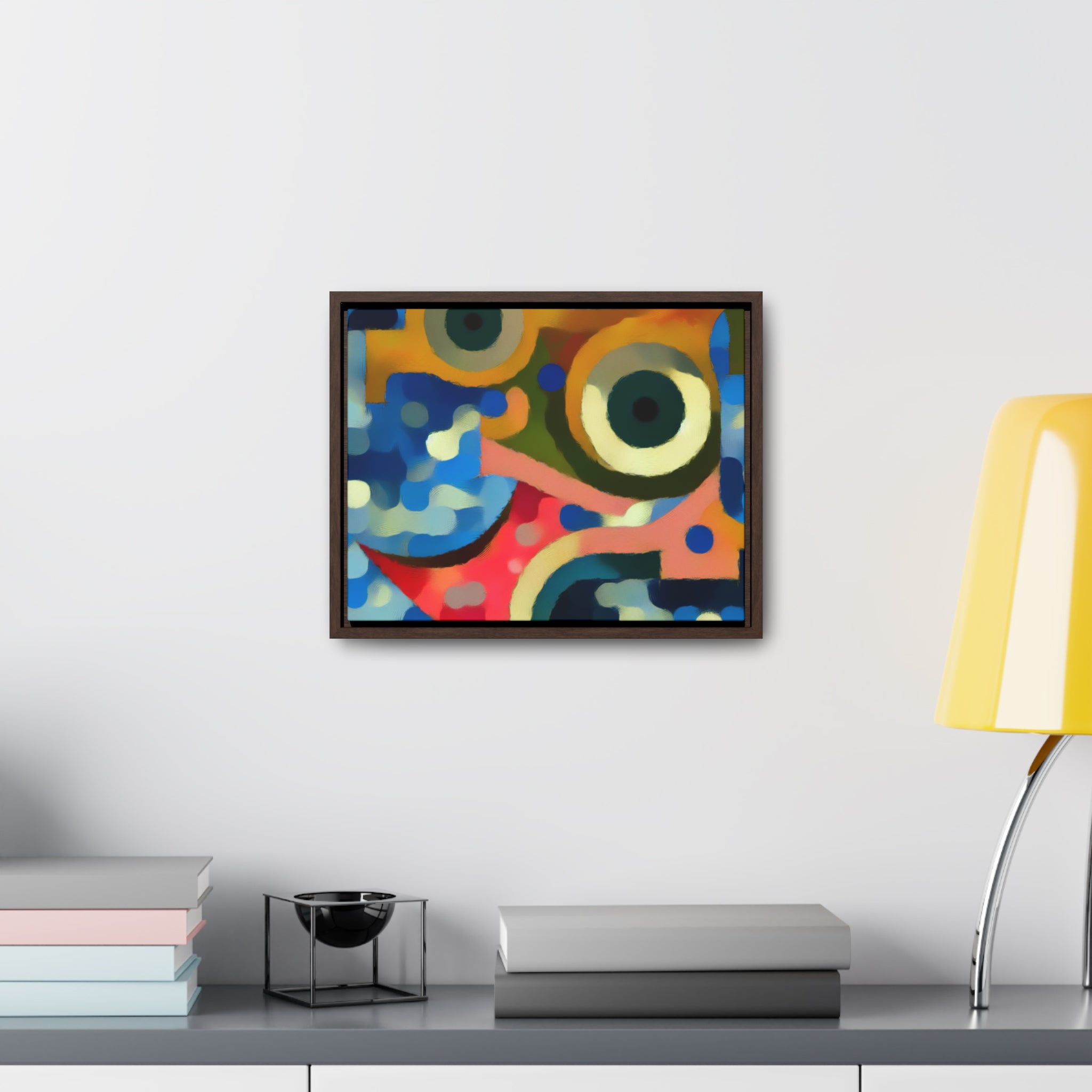 Oceanic Whispers and Kaleidoscope Dreams | Framed Canvas