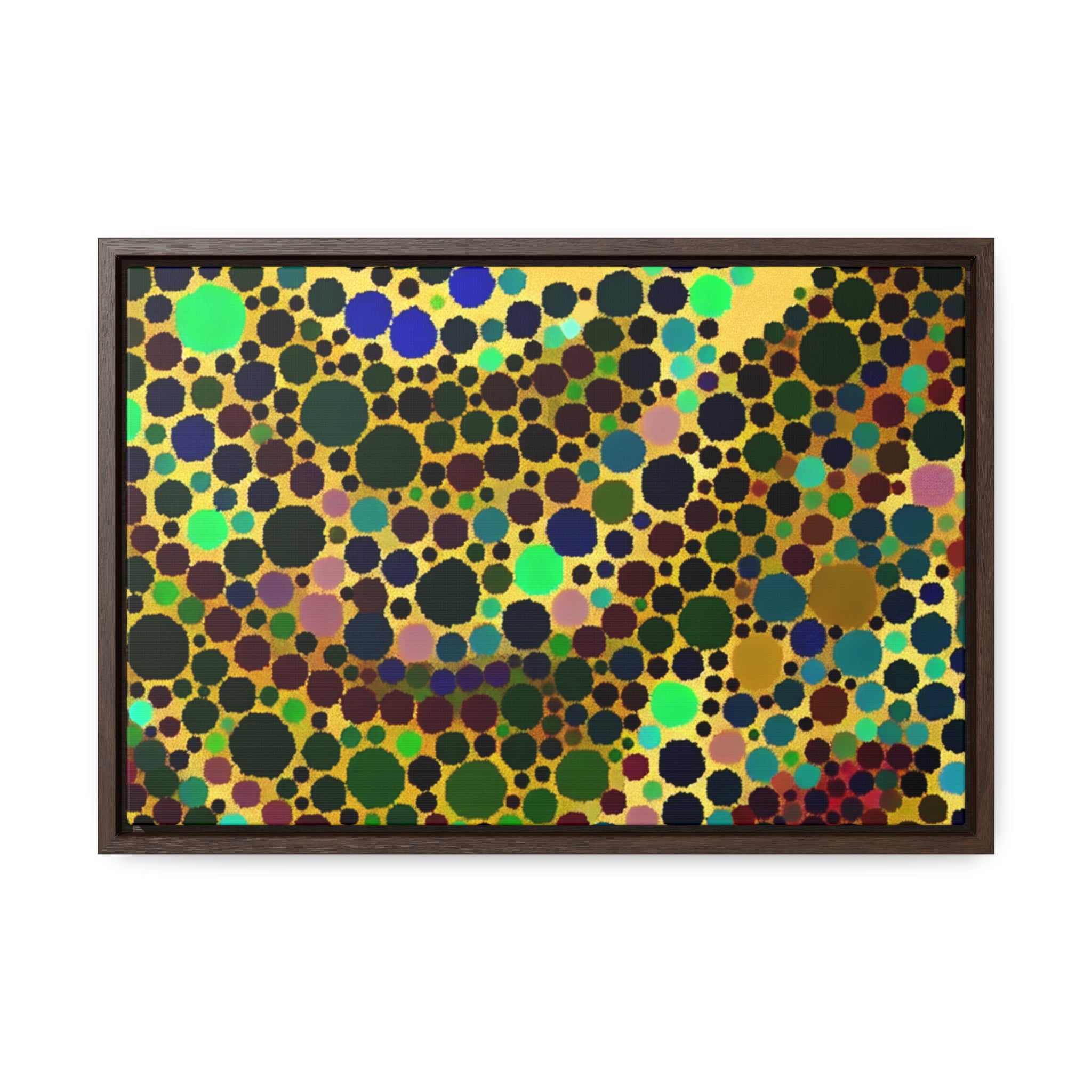 Circles of Cosmic Flow | Framed Canvas