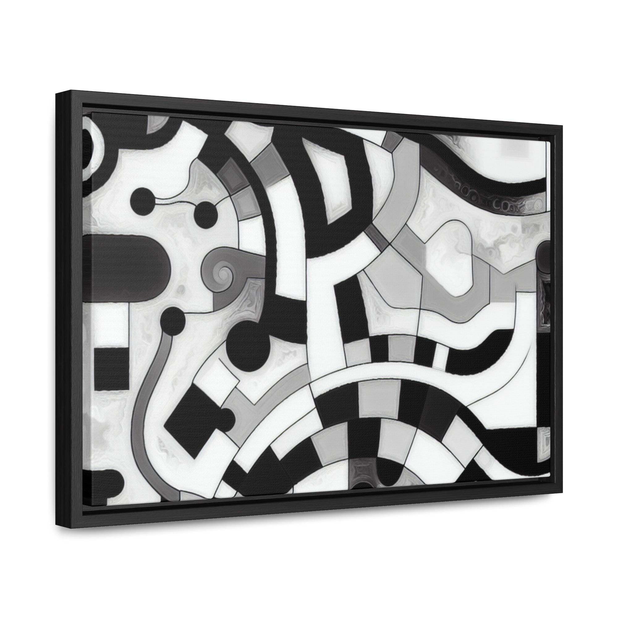 Rhythm of Shadows | Framed Canvas