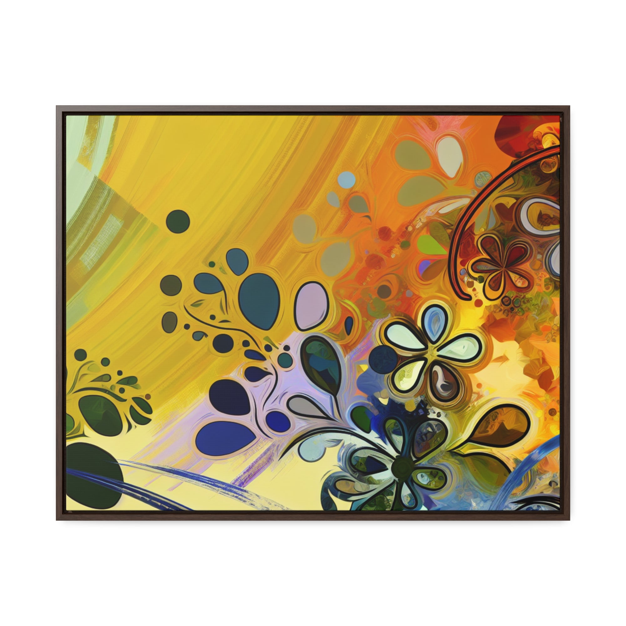 Whimsy in Bloom | Framed Canvas