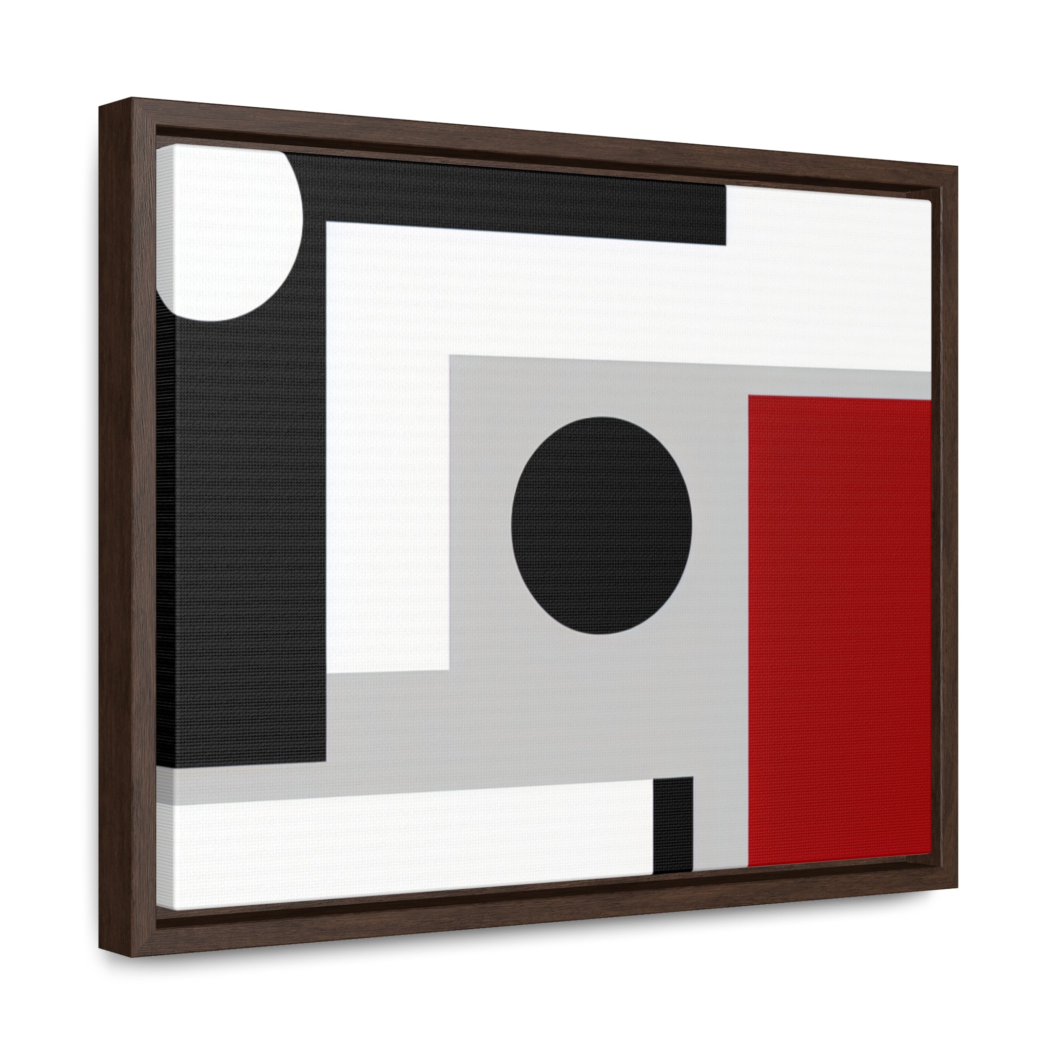 Geometric Reverie and Contrast | Framed Canvas