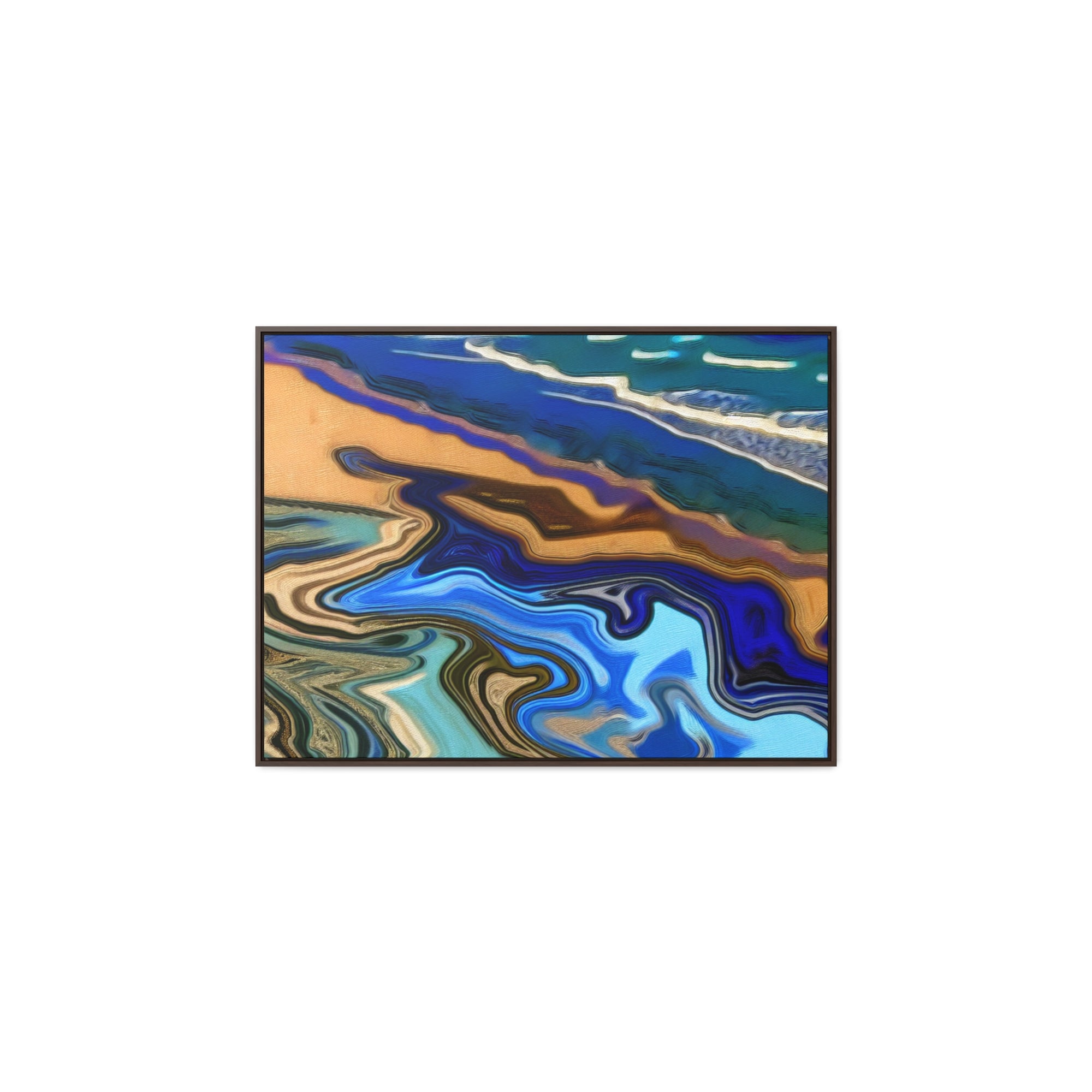 Tidal Whisperings | Framed Canvas