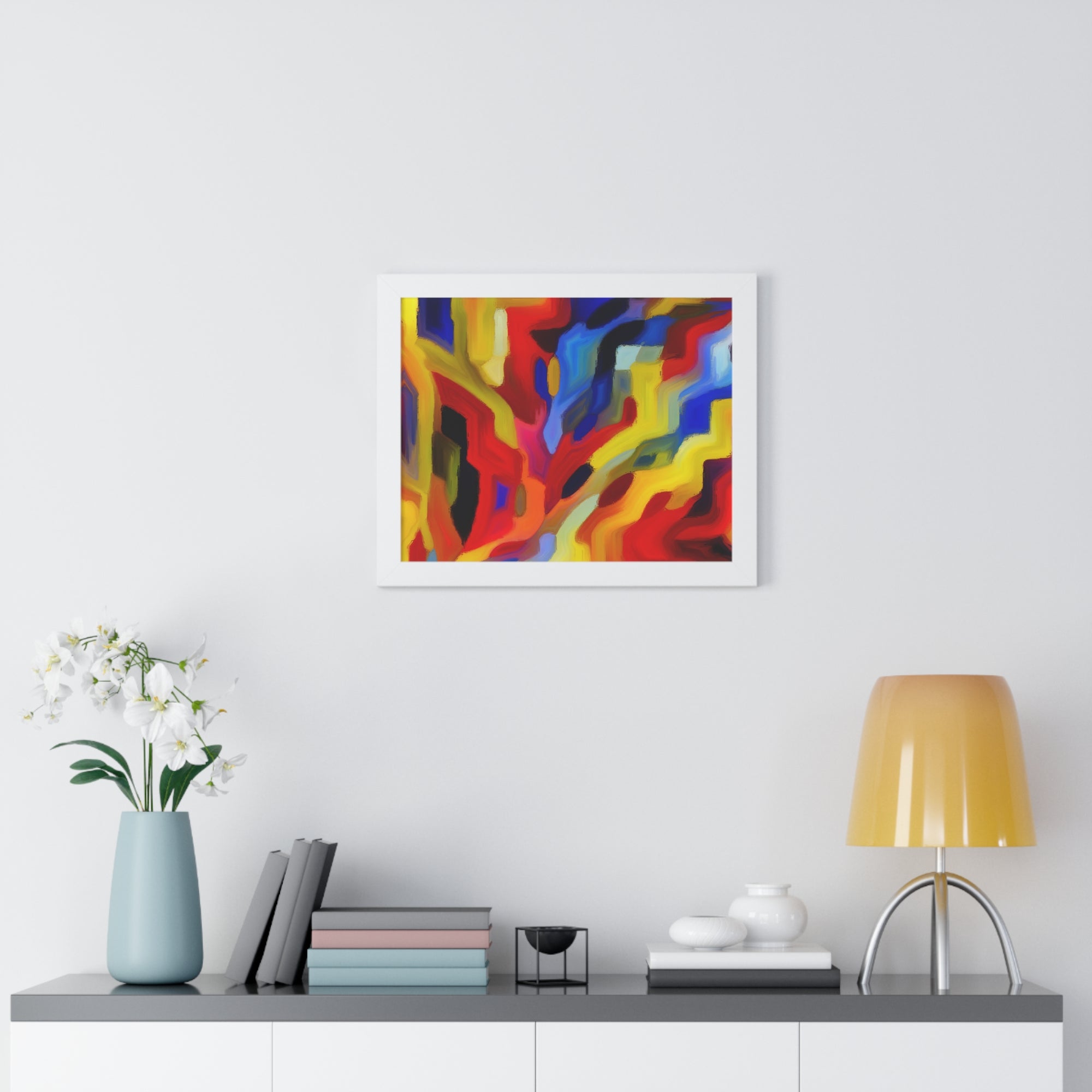 Chromatic Chaos Unveiled | Framed Print