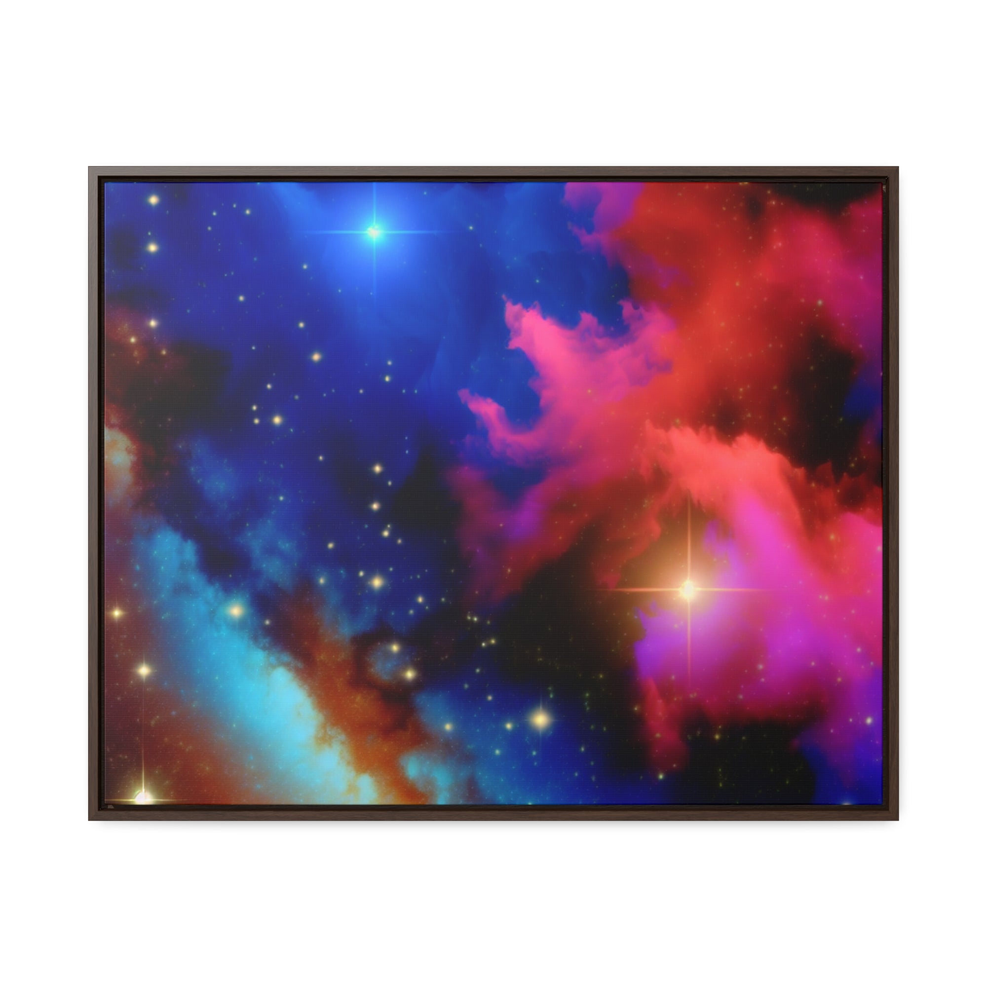 Celestial Whirl and Daze | Framed Canvas