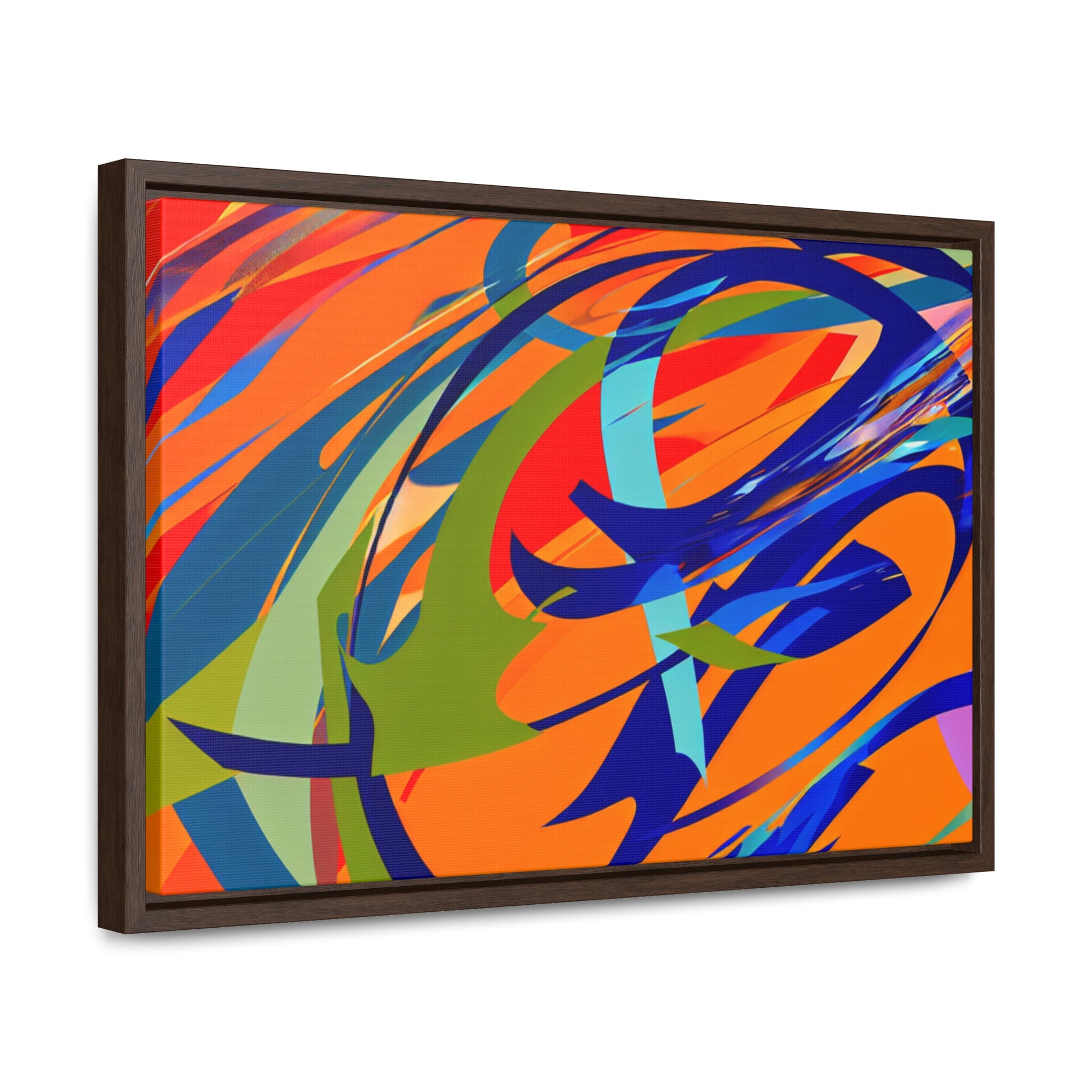 Chromatic Reverie and Motion | Framed Canvas