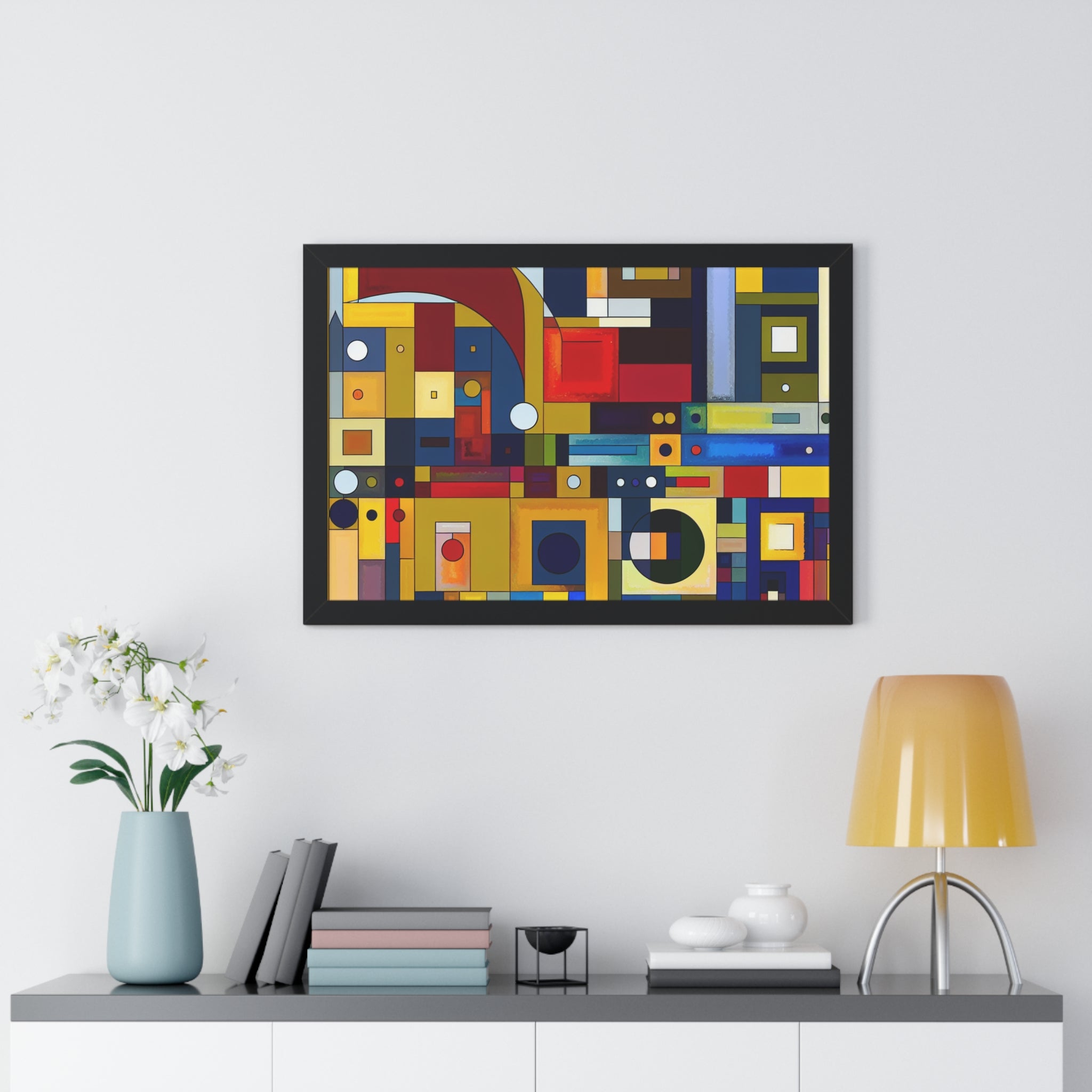 Chromatic Intersections | Framed Print