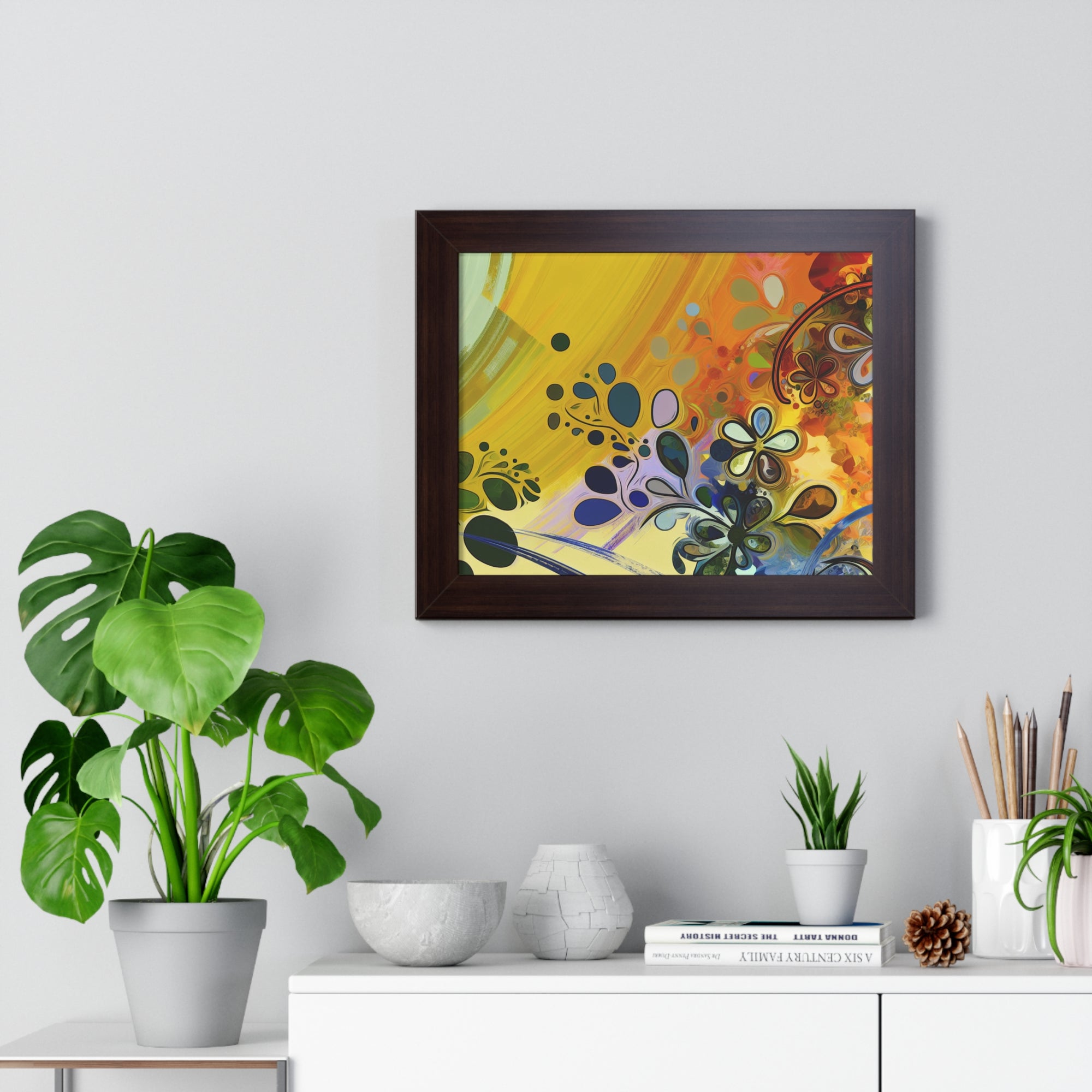 Whimsy in Bloom | Framed Print