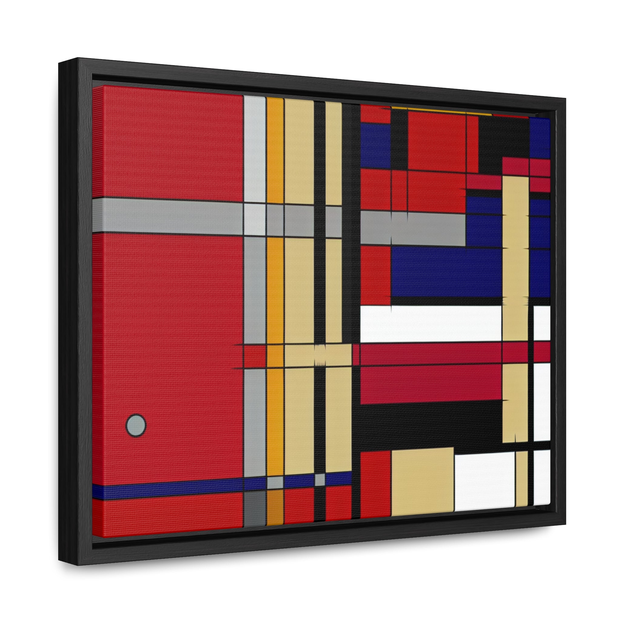 Dynamic Harmony of Shapes | Framed Canvas