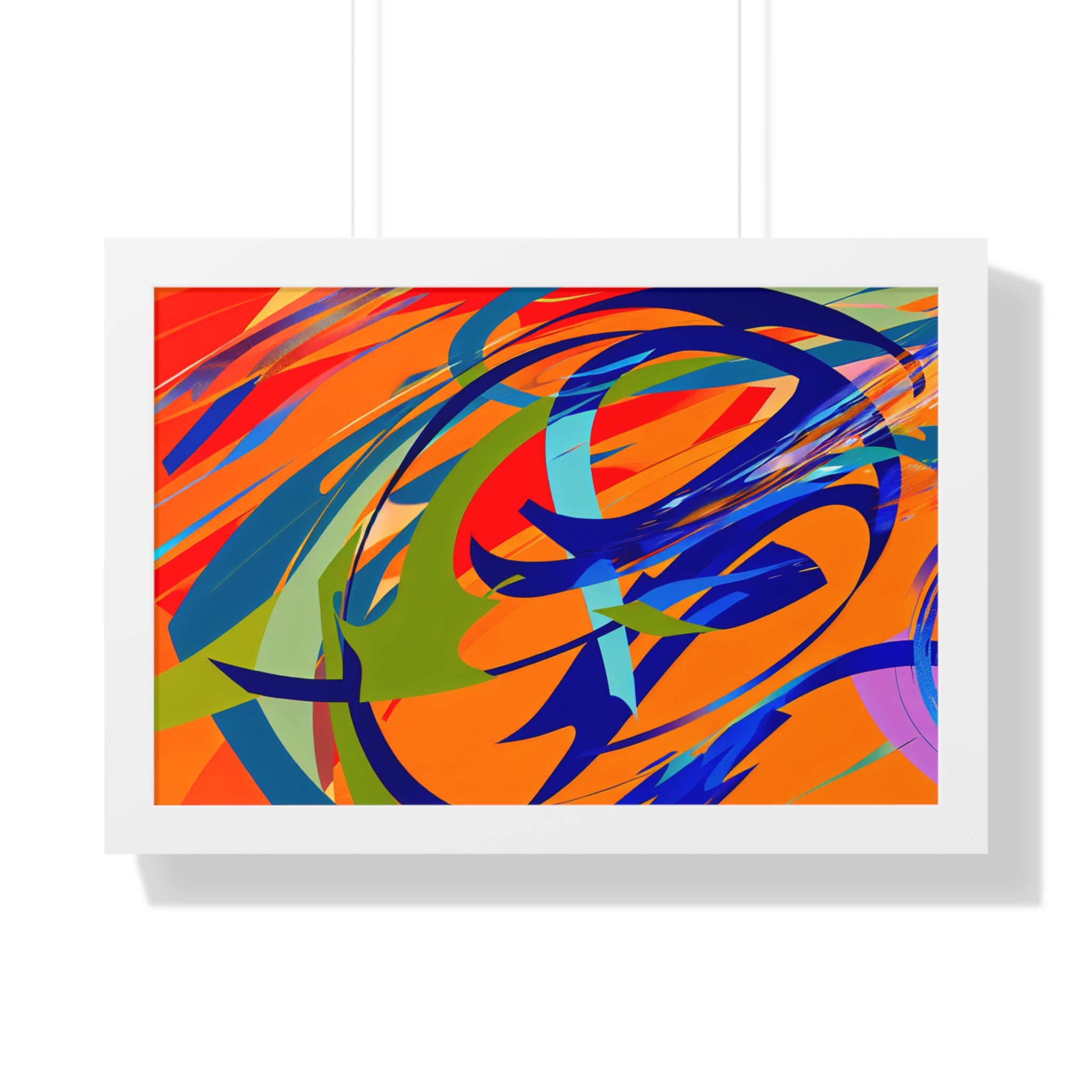 Chromatic Reverie and Motion | Framed Print