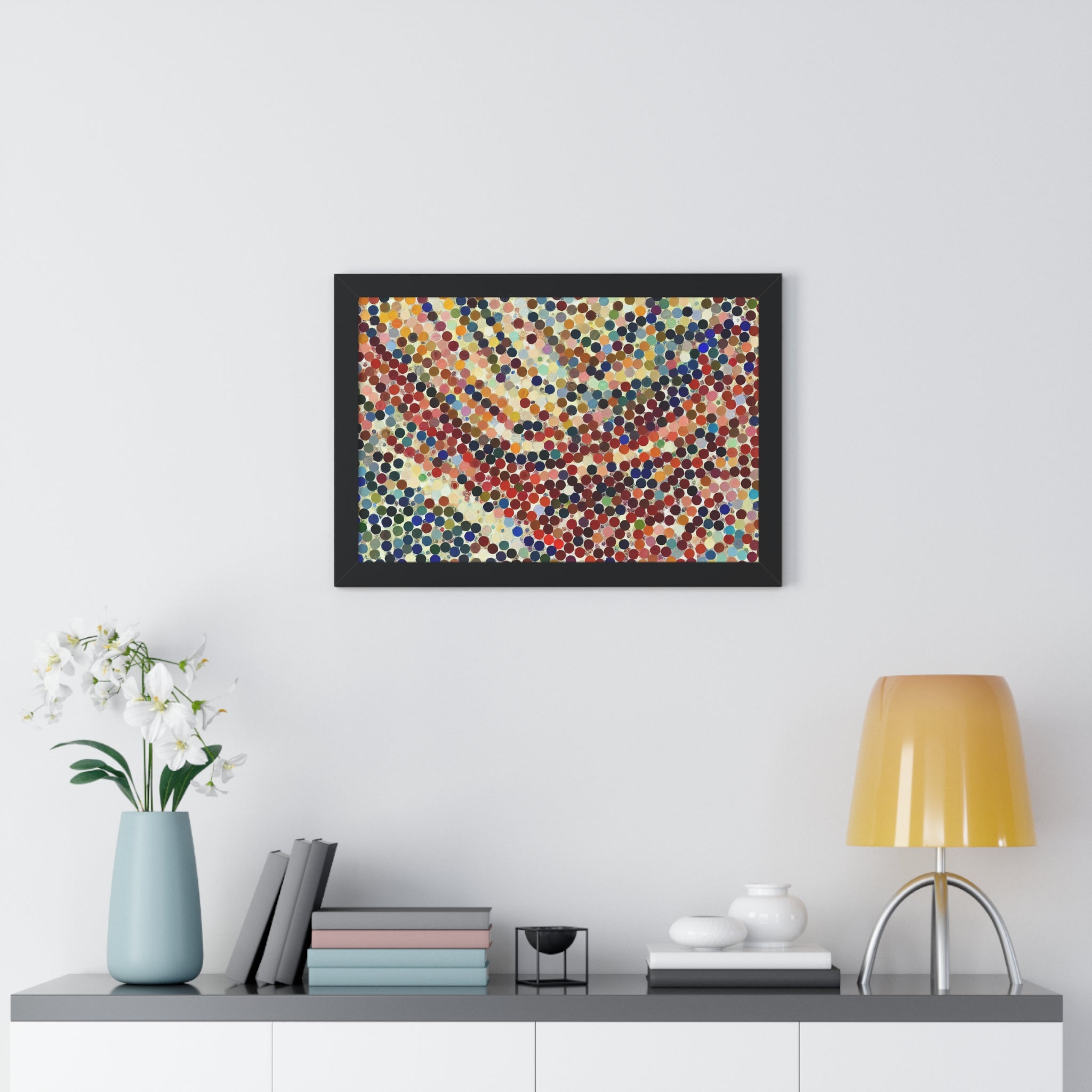 Waves of Colorful Whispers | Framed Print