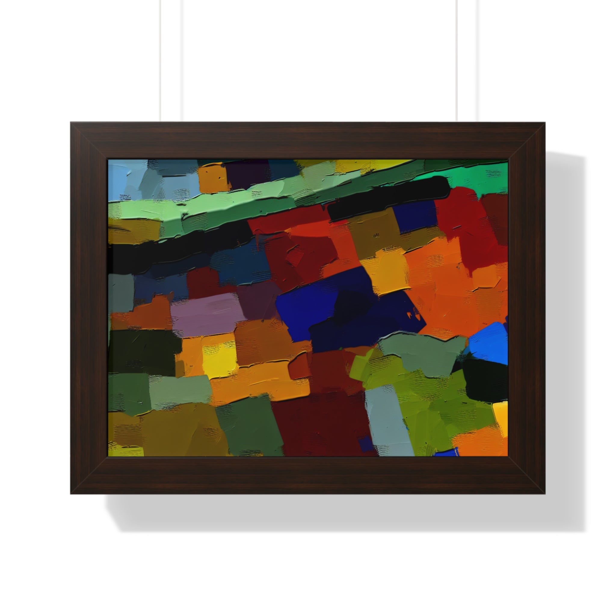 Chromatic Drift and Depth | Framed Print