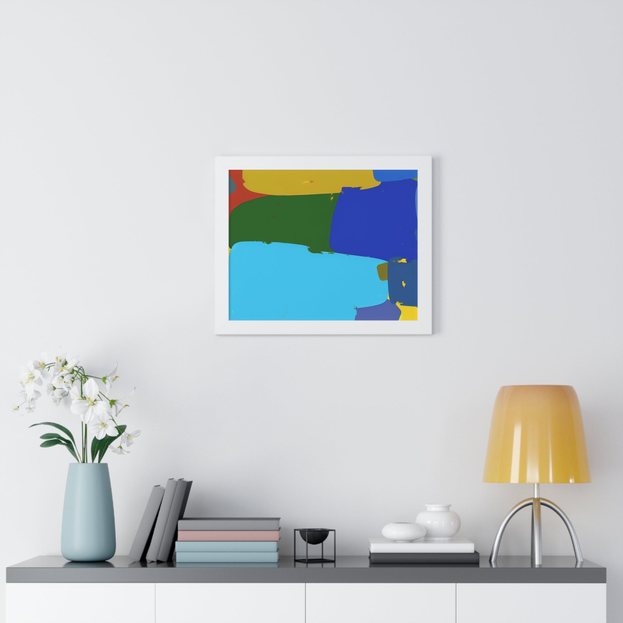 Vibrant Echoes of Energy | Framed Print