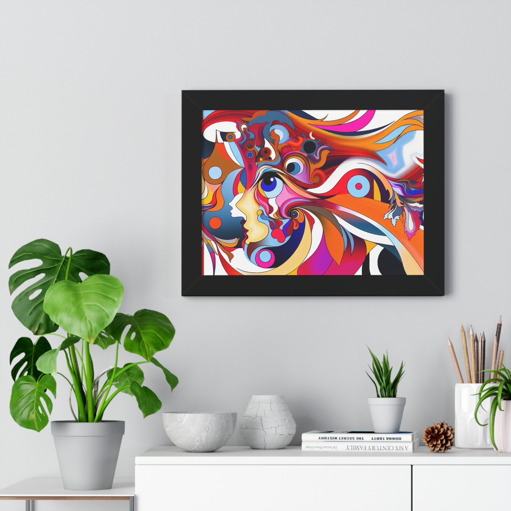 Chroma Dreamscape Fusion | Framed Print