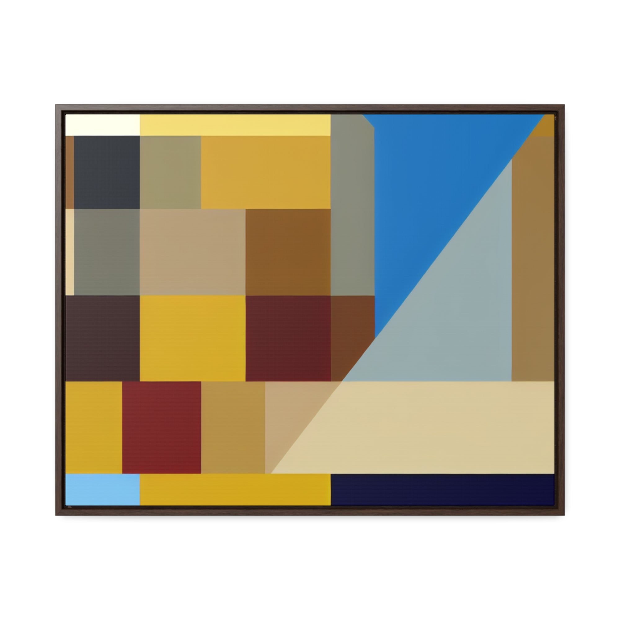 Colorful Geometric Symphony | Framed Canvas