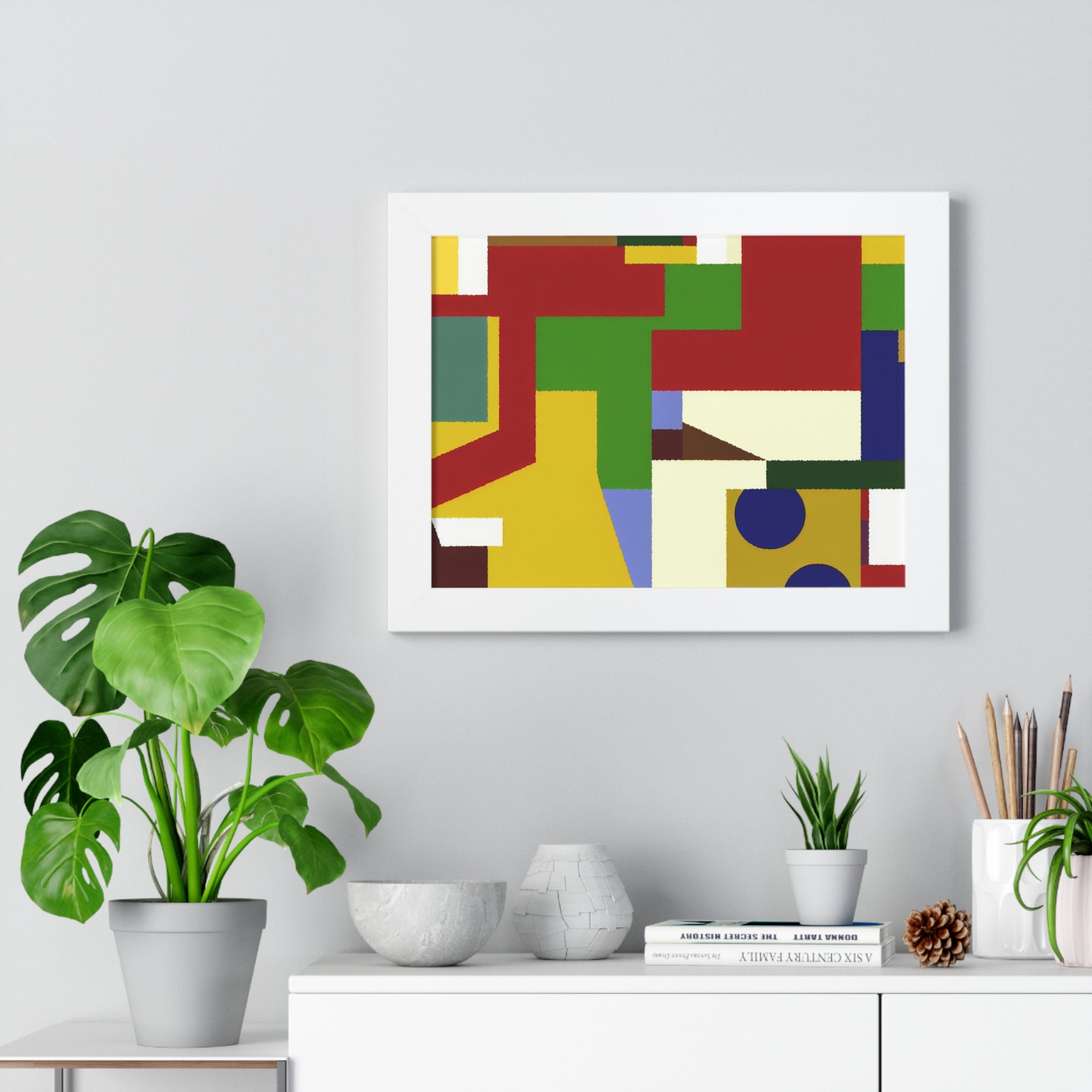 Geometric Harmony Unleashed | Framed Print