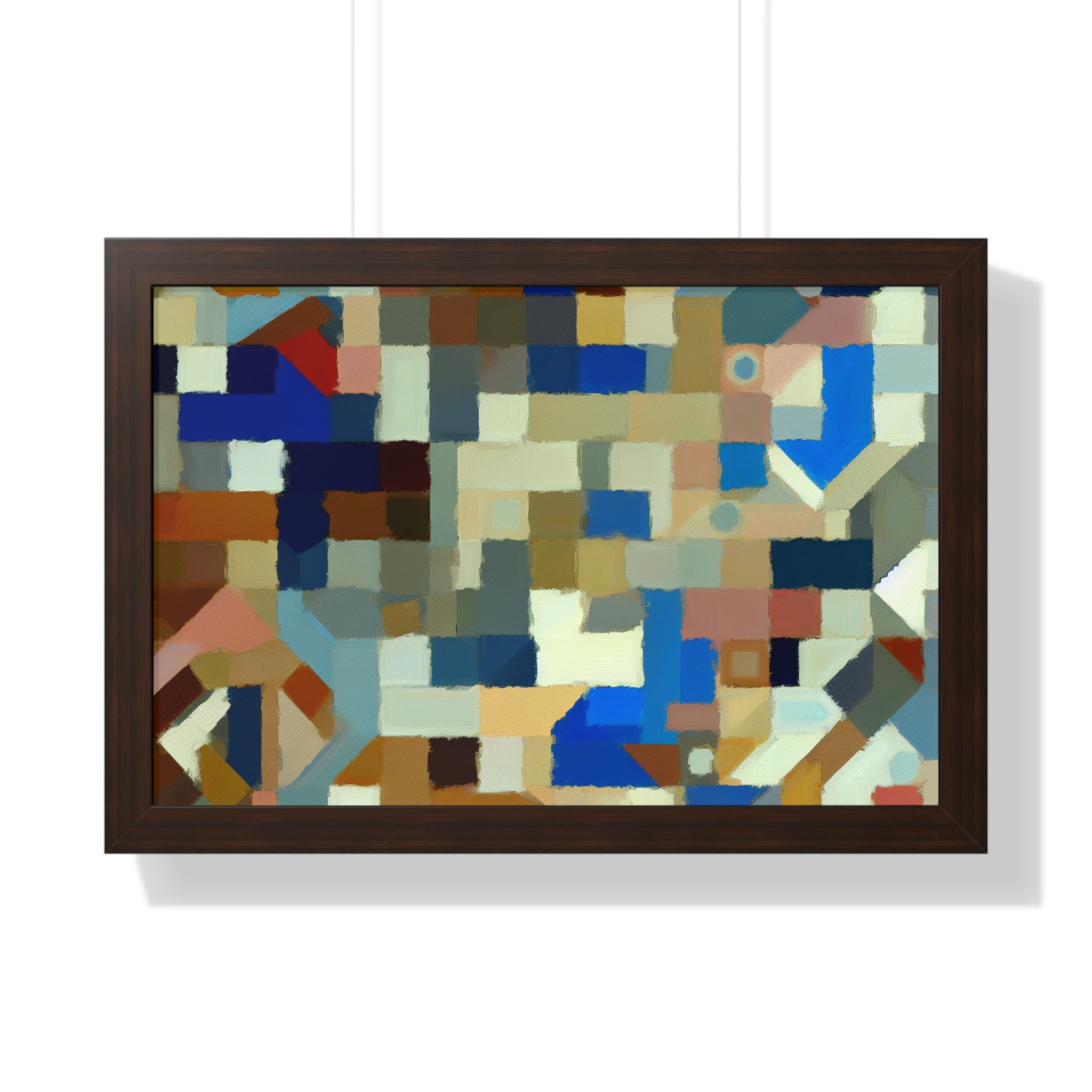 Fractured Symphony of Color | Framed Print