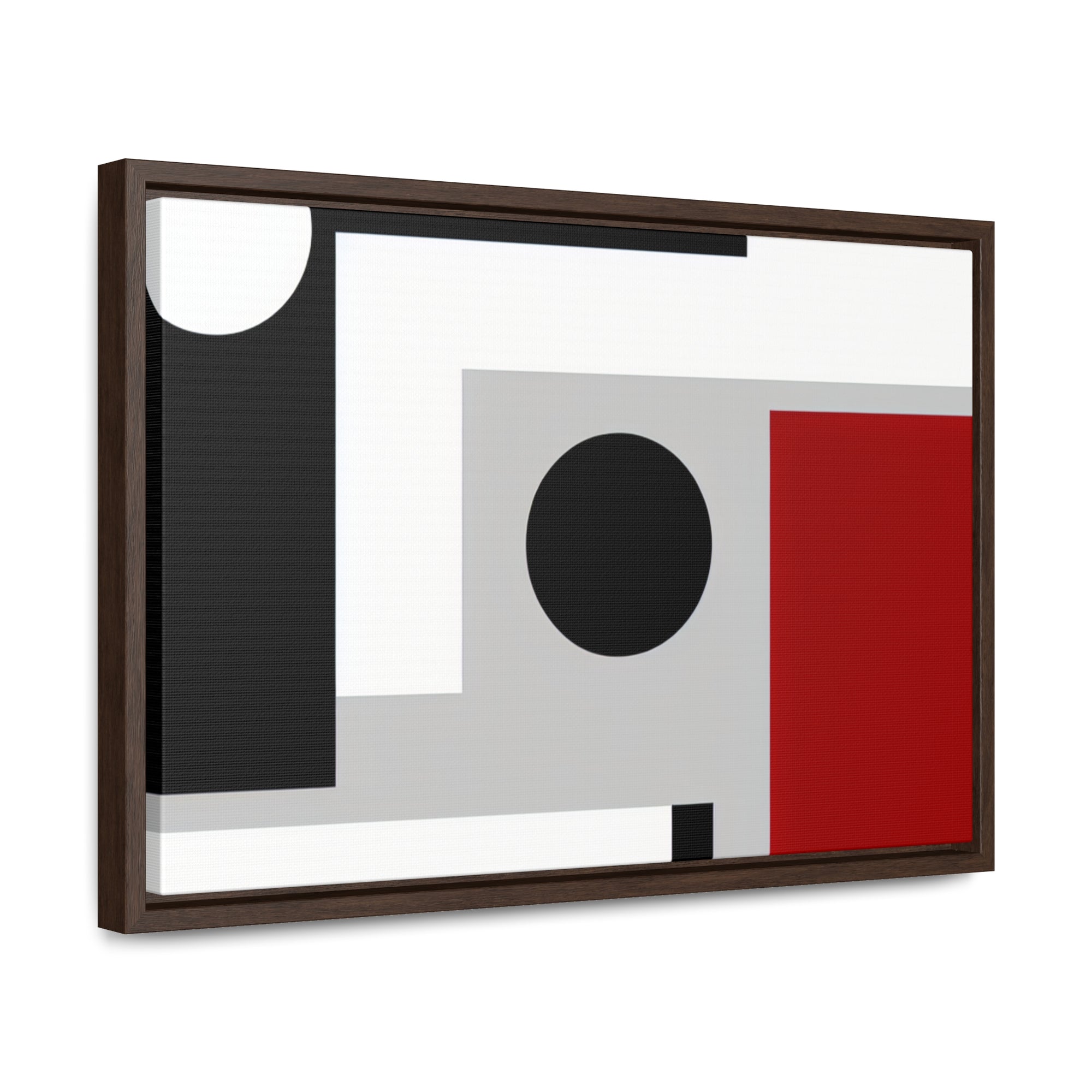 Geometric Reverie and Contrast | Framed Canvas