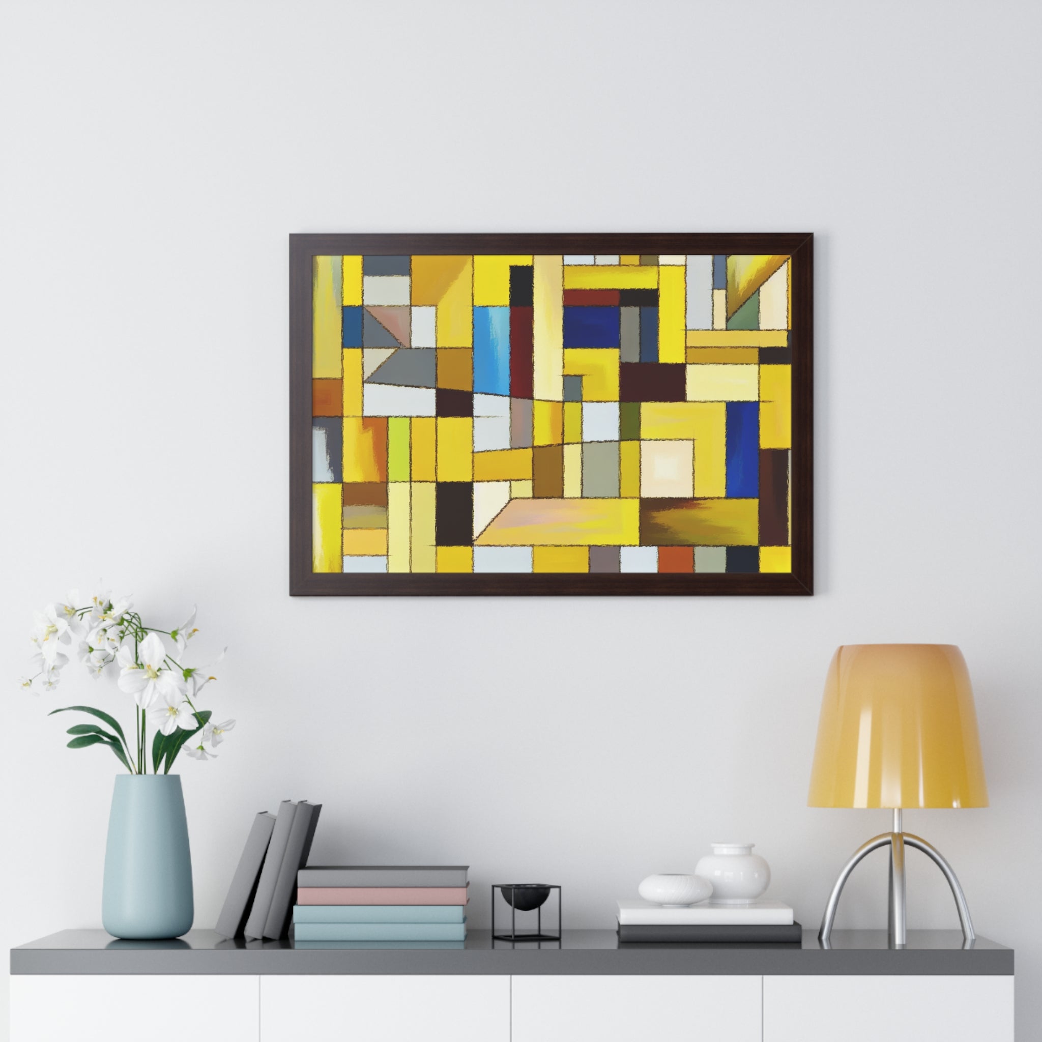 Chromatic Fragments and Light | Framed Print