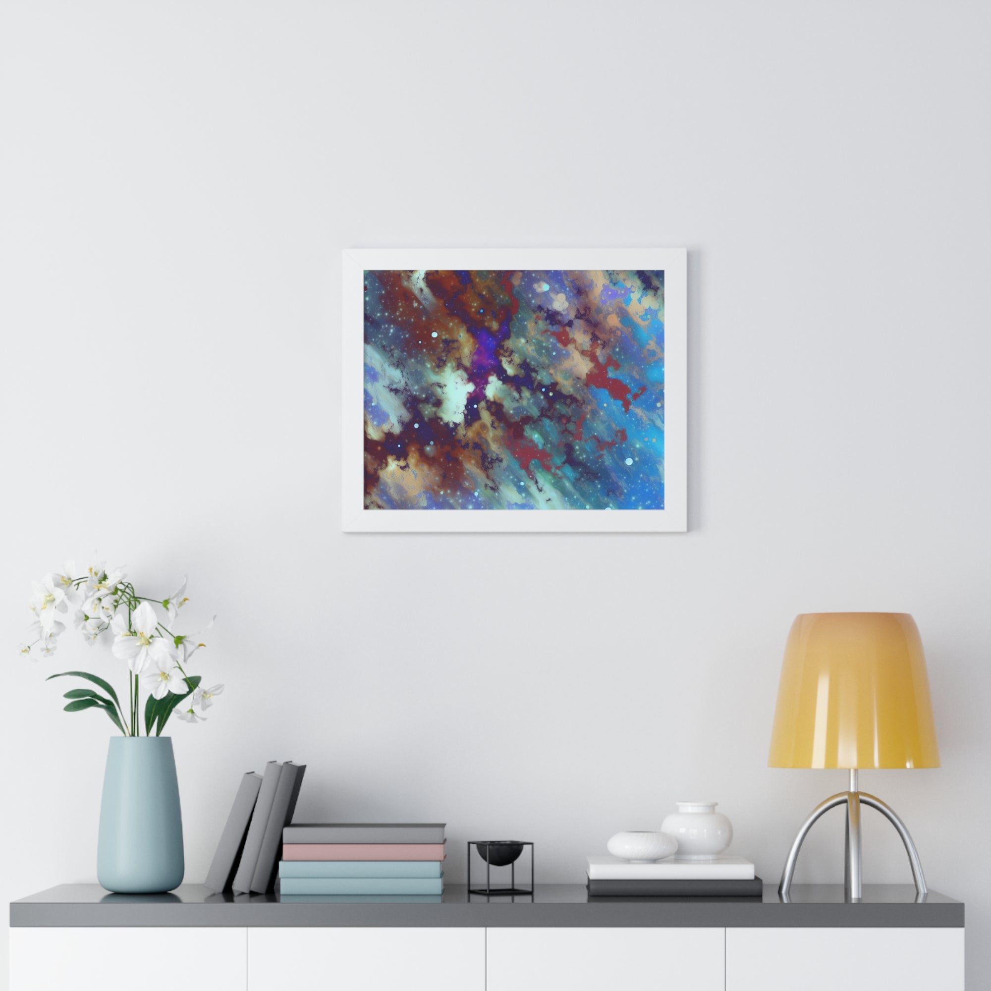 Stellar Whispers and Cosmic Dreams | Framed Print