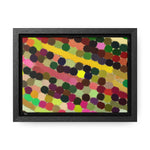 Ebullient Dot Symphony | Framed Canvas