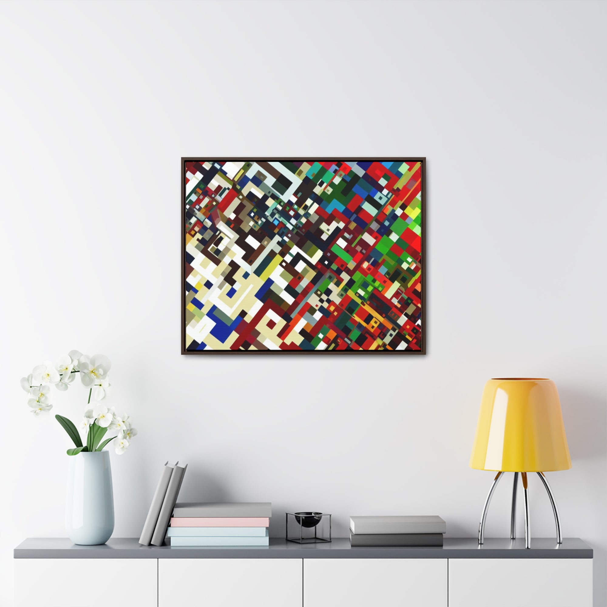 Urban Pulse and Resonance | Framed Canvas