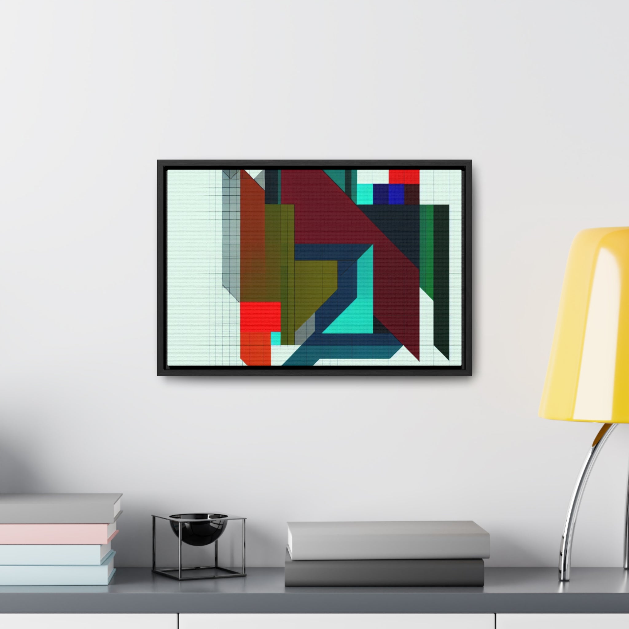 Fractured Harmony and Motion | Framed Canvas