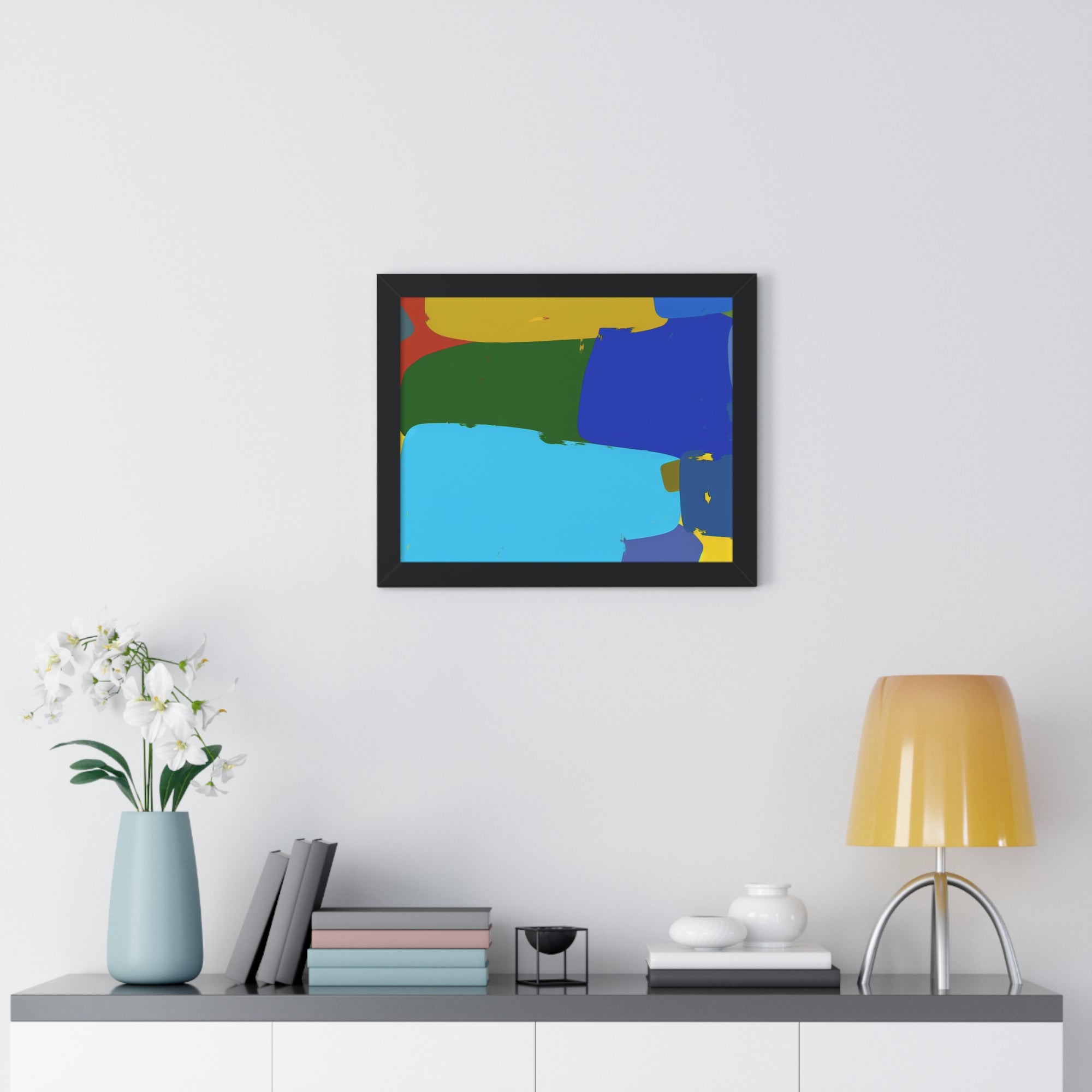 Vibrant Echoes of Energy | Framed Print