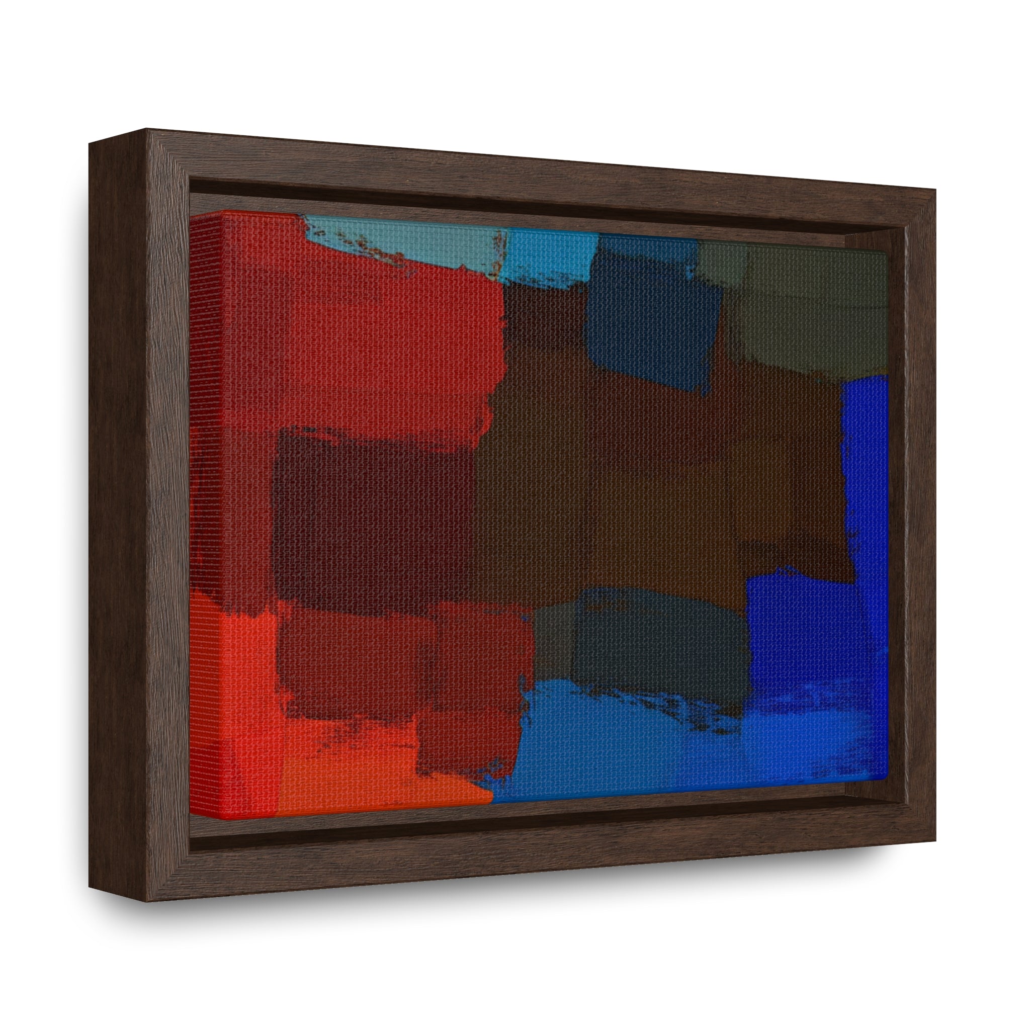 Chromatic Interplay and Duet | Framed Canvas