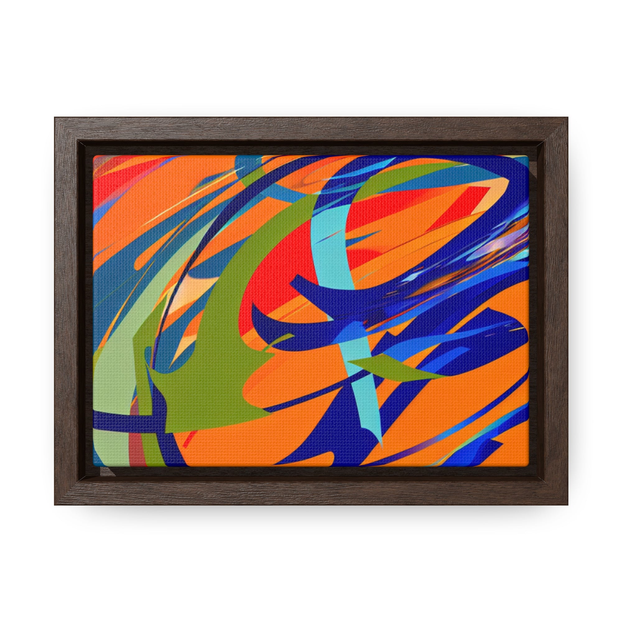 Chromatic Reverie and Motion | Framed Canvas