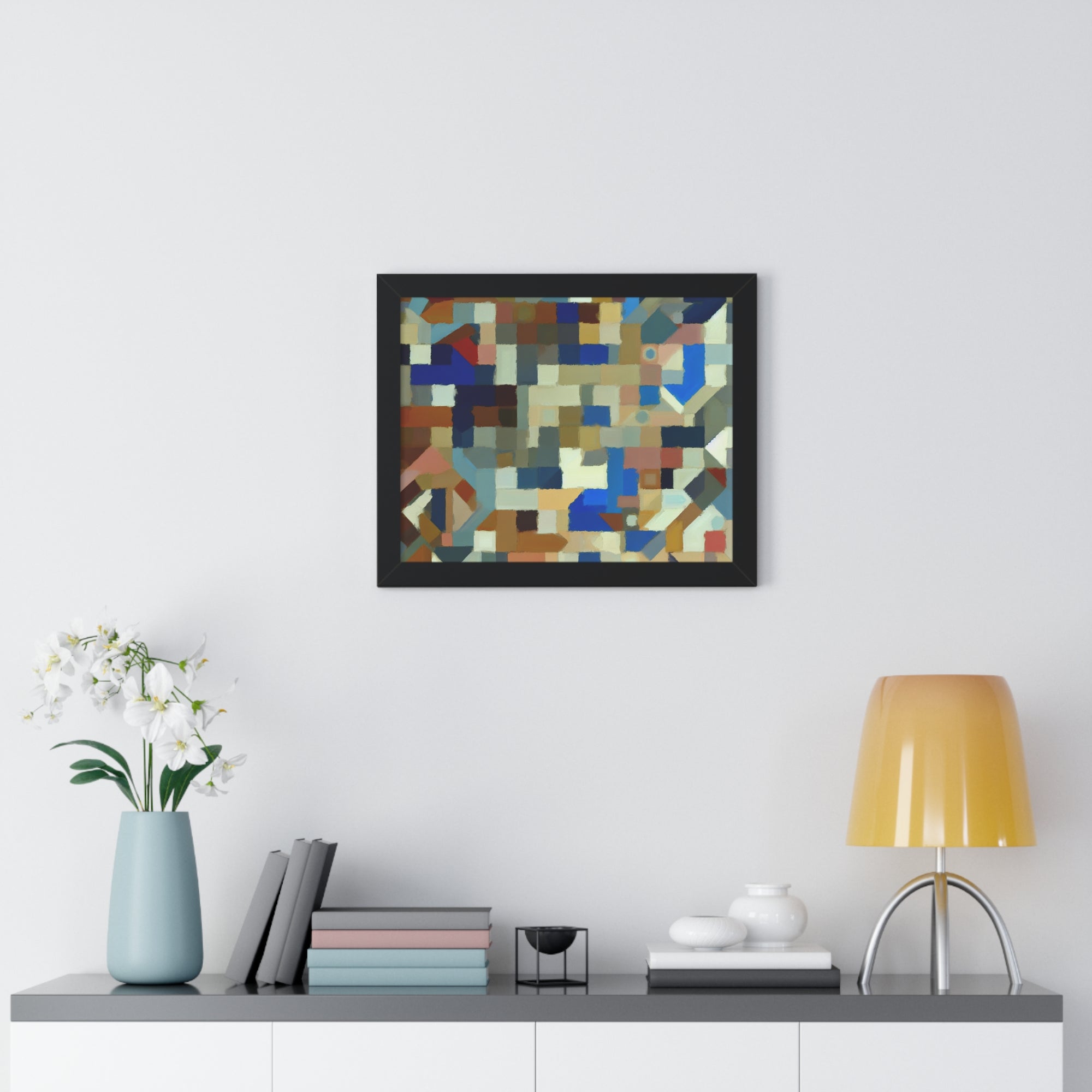 Fractured Symphony of Color | Framed Print