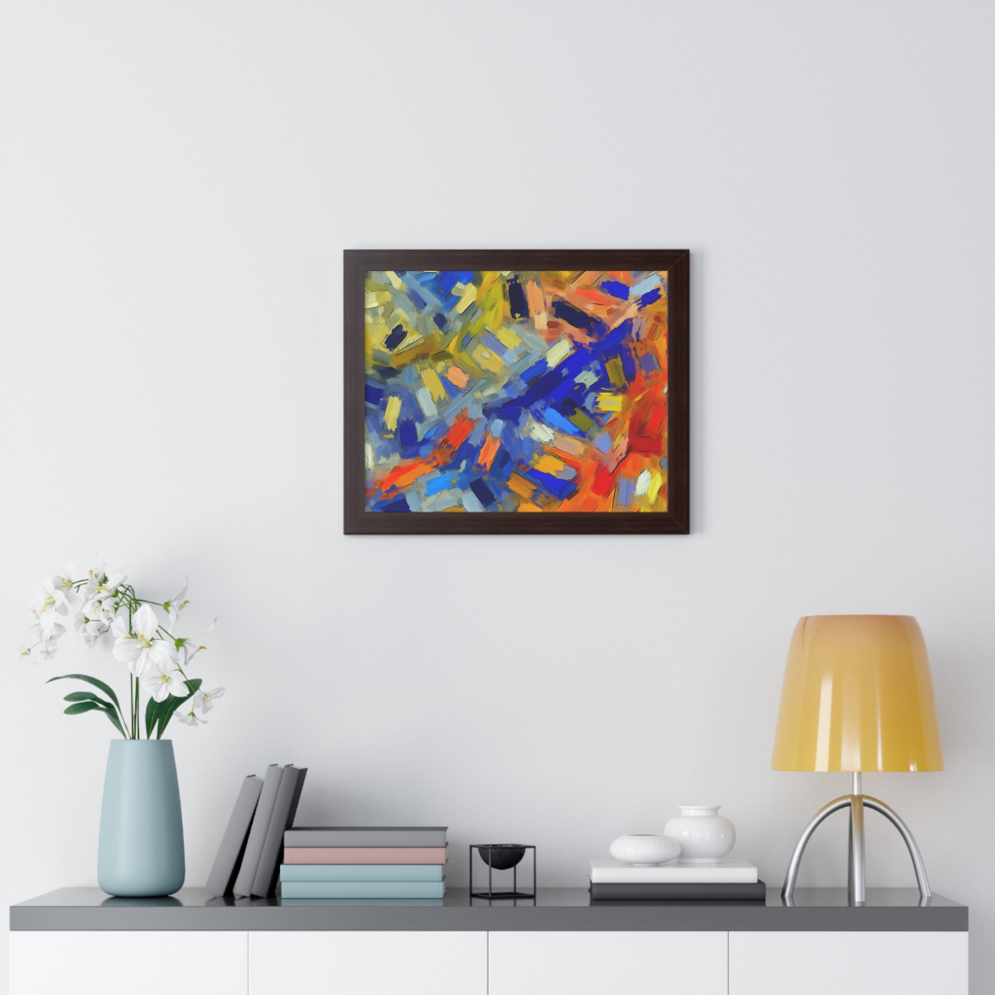 Chromatic Dance of Emotion | Framed Print