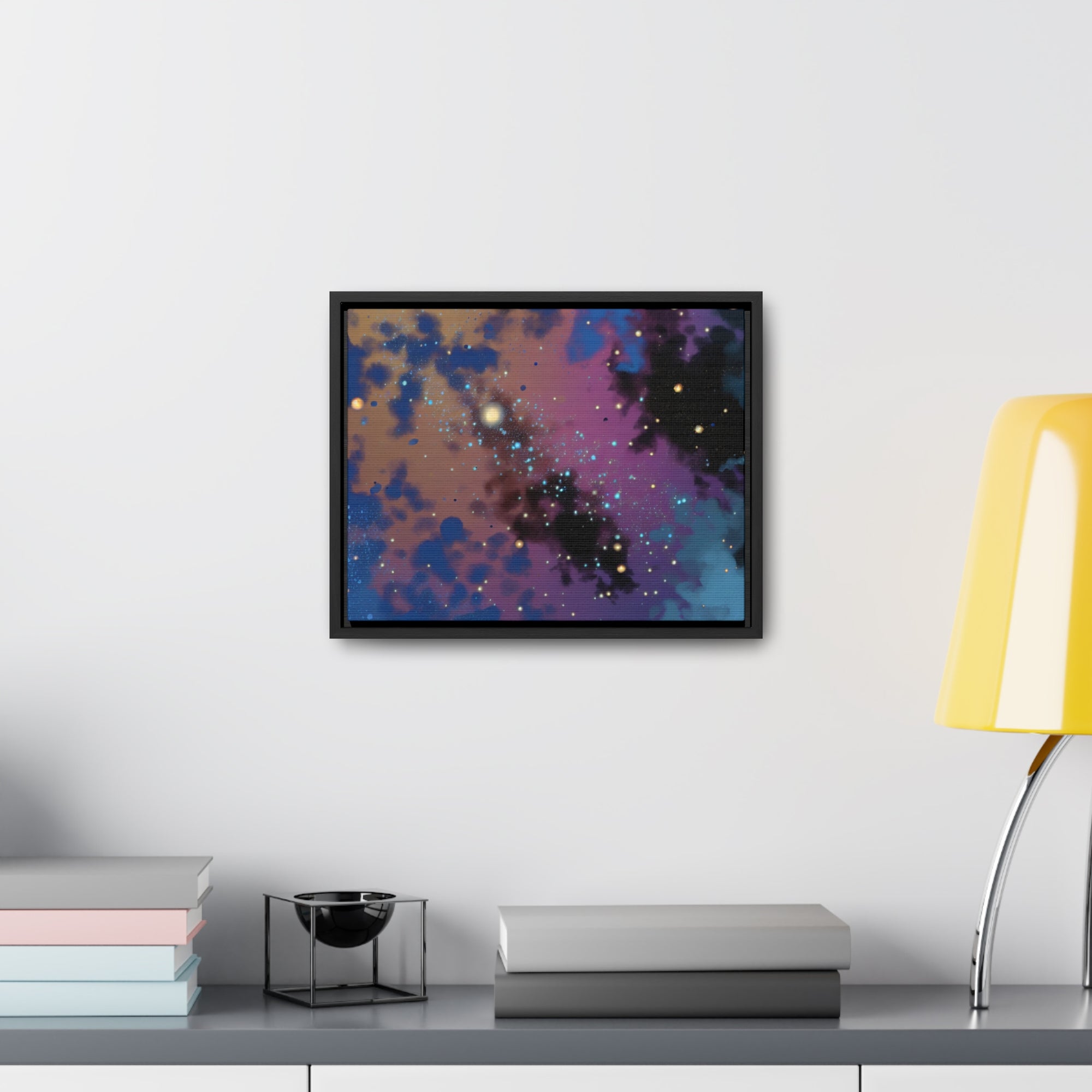 Galactic Whispers and Dreams | Framed Canvas