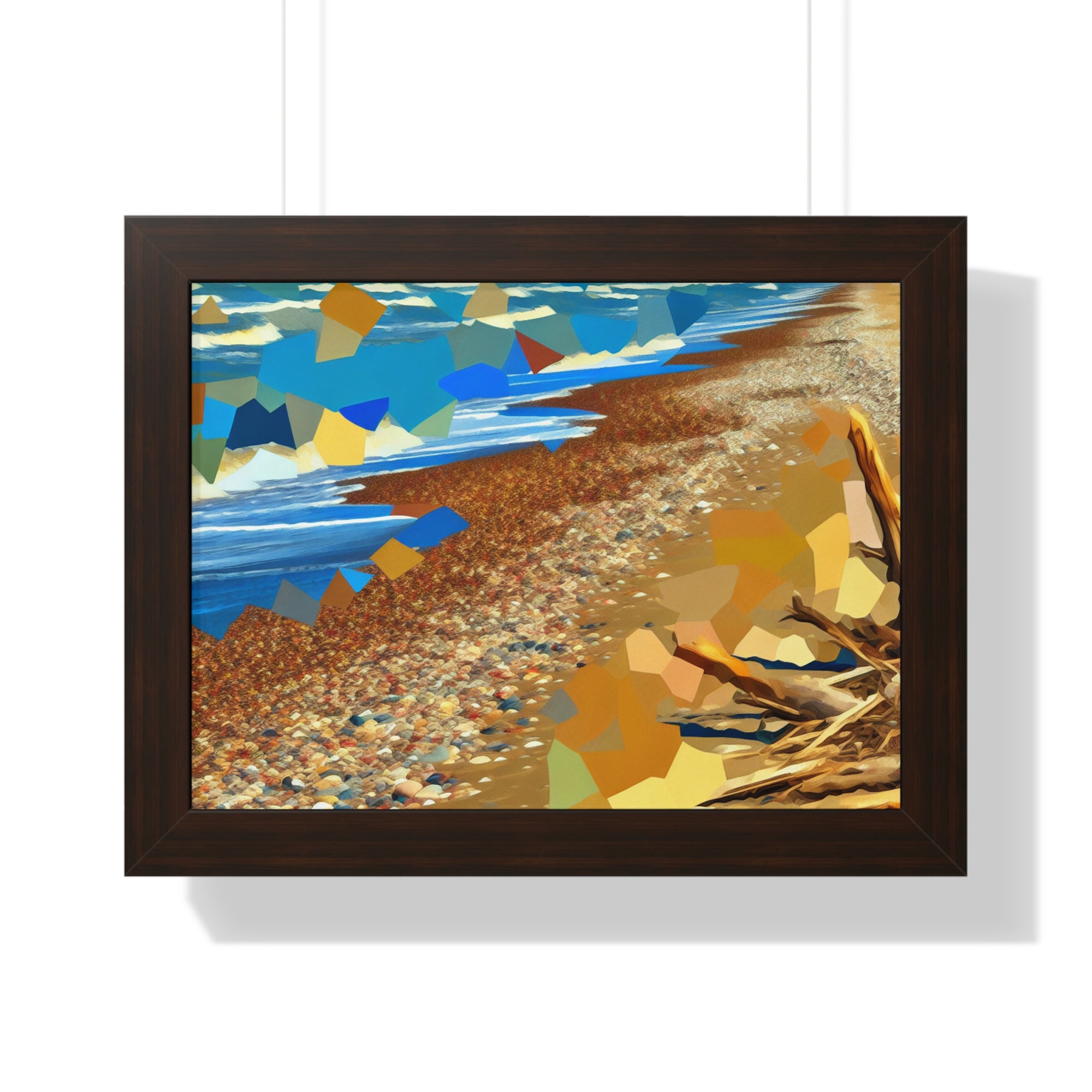 Tidal Whispers and Sunlight | Framed Print