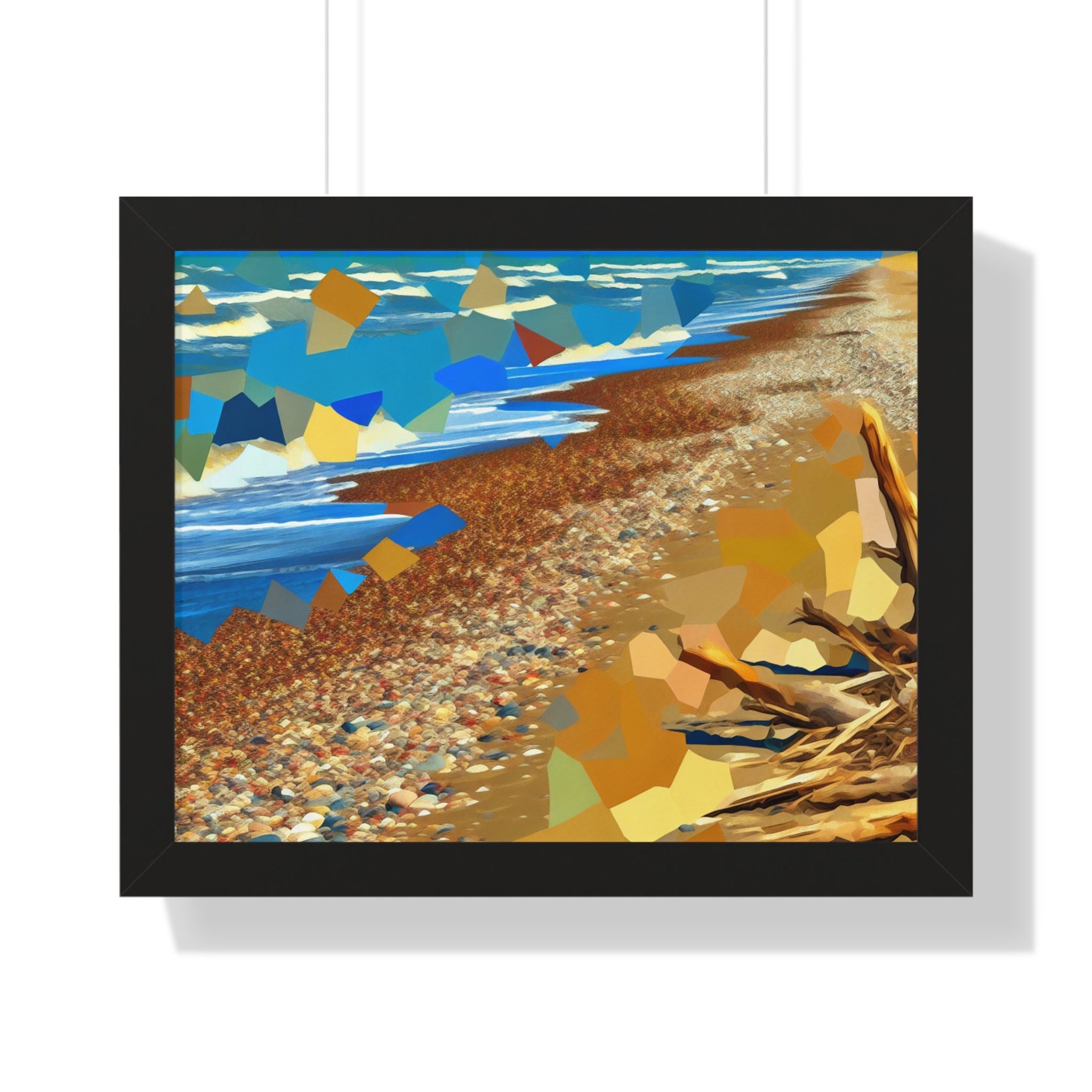 Tidal Whispers and Sunlight | Framed Print