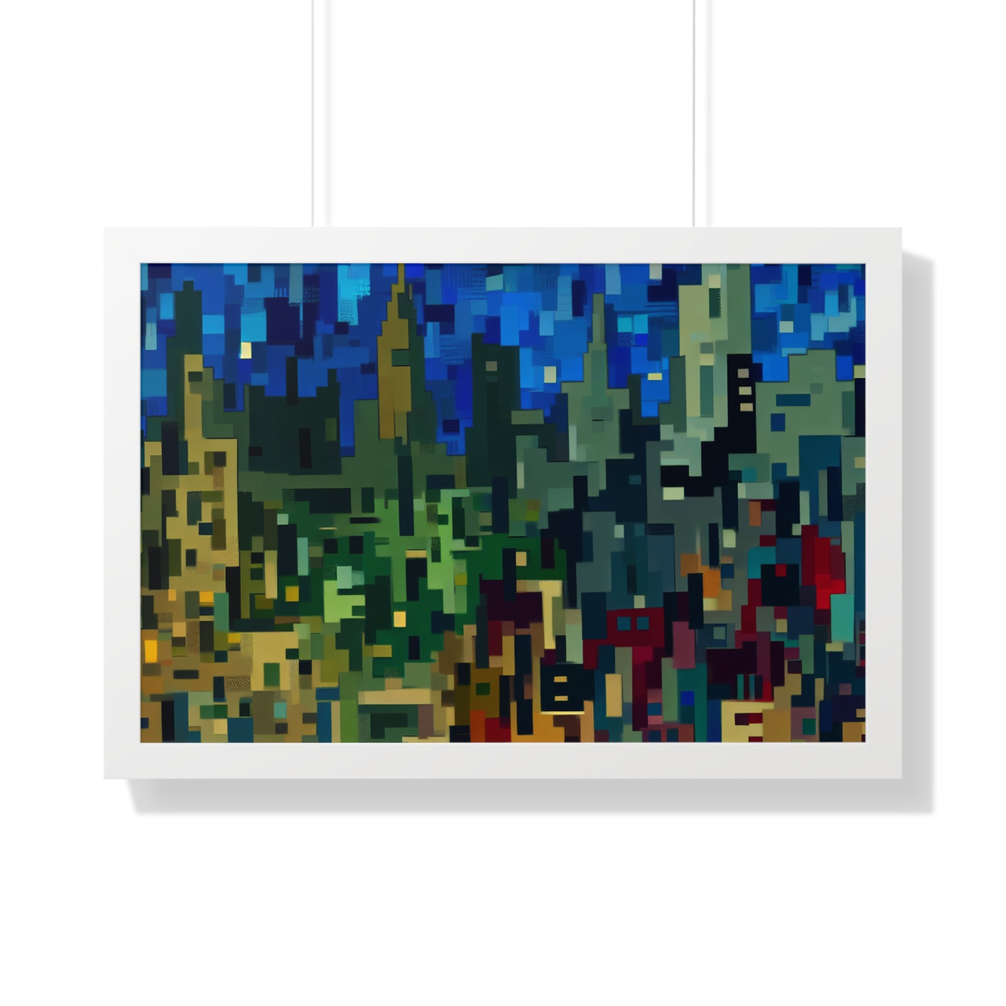 Metalline Urban Reverie | Framed Print