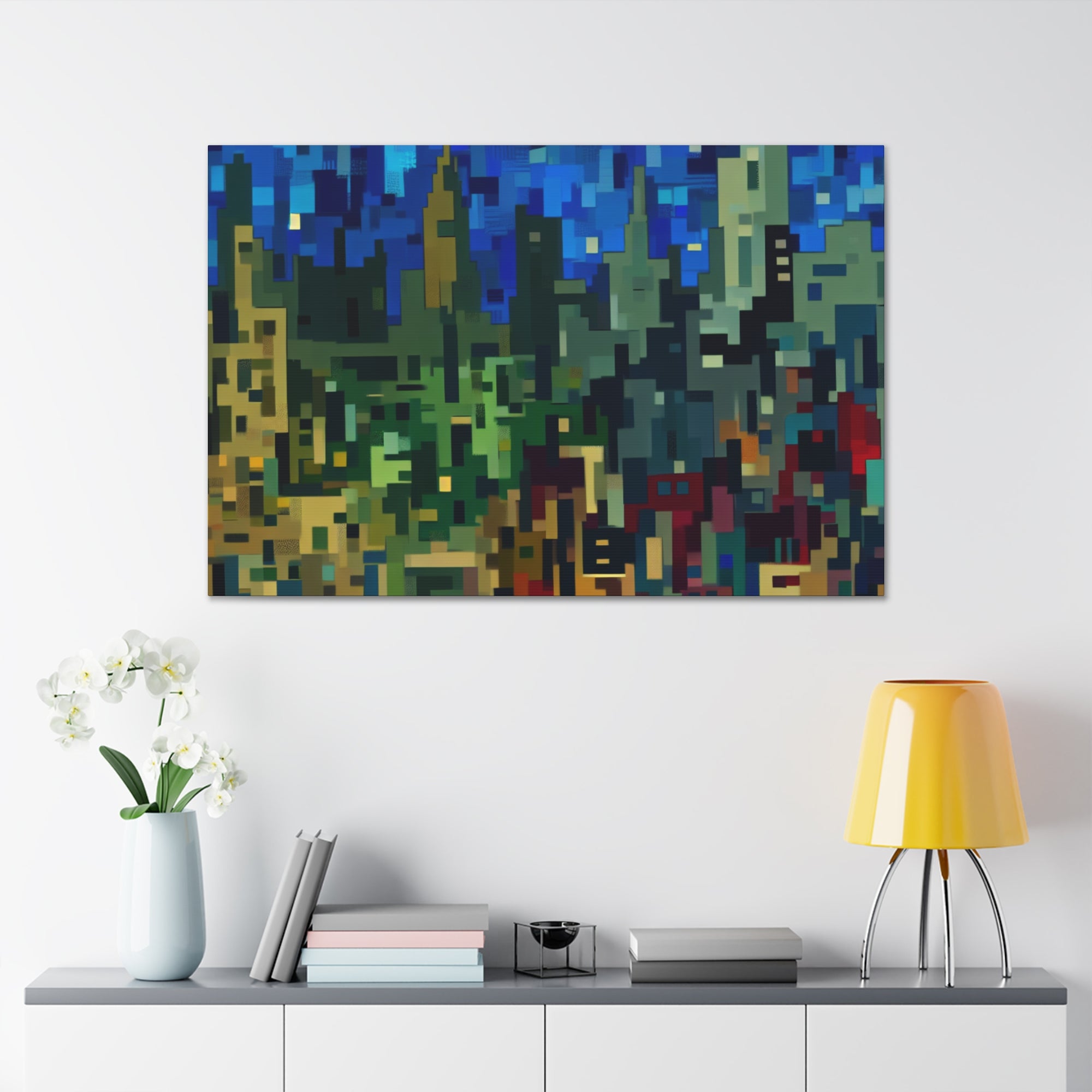 Metalline Urban Reverie | Canvas