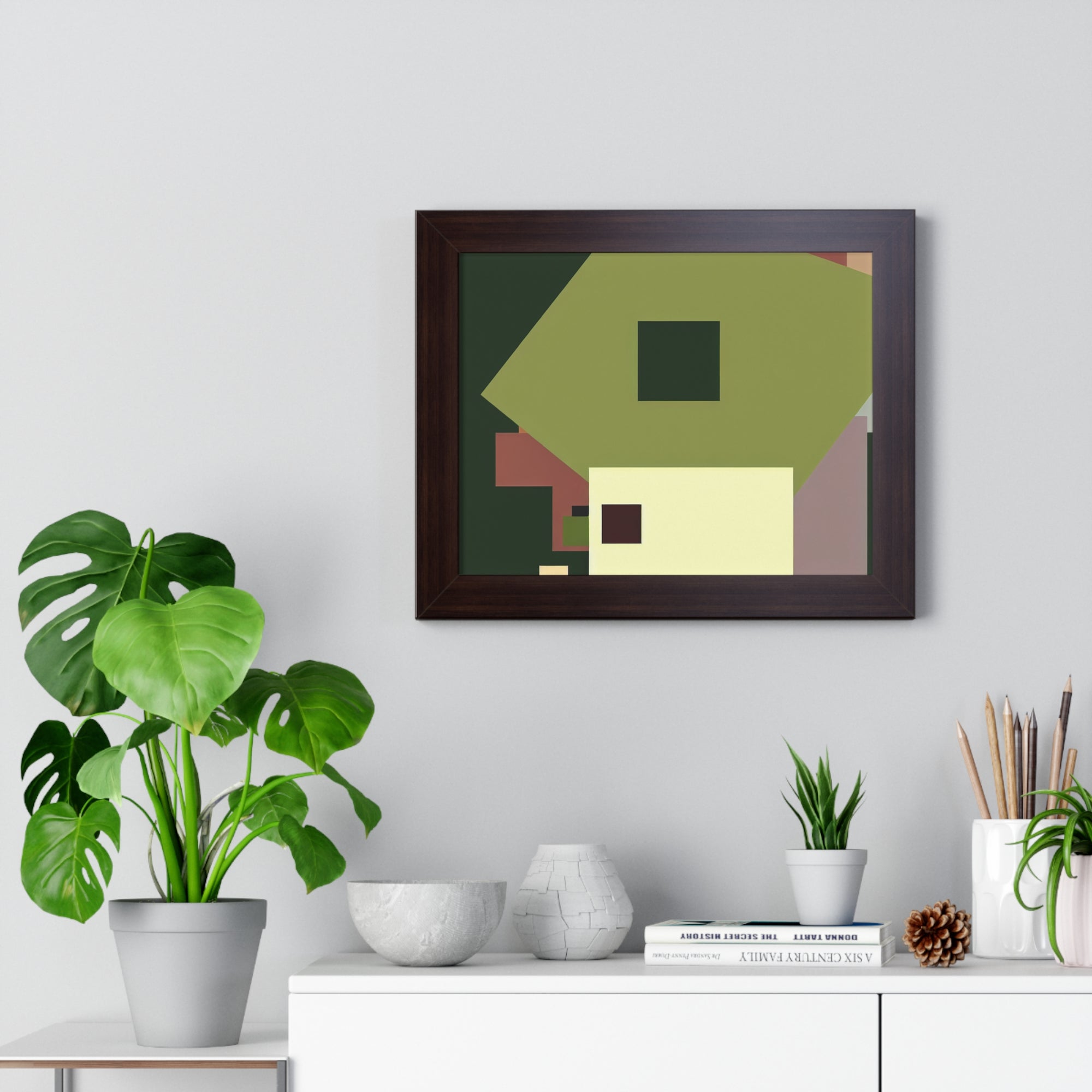 Whispers of Geometry | Framed Print