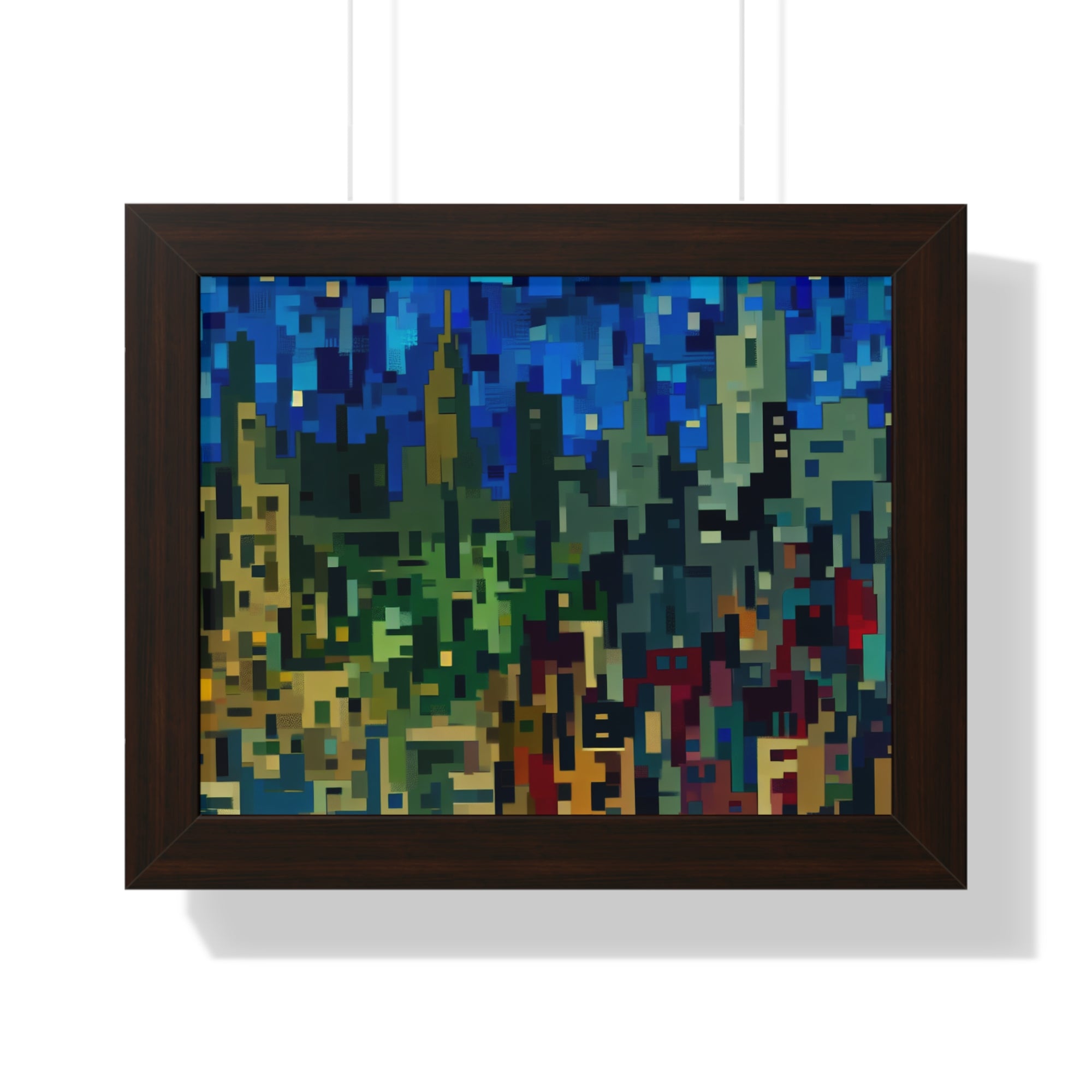 Metalline Urban Reverie | Framed Print