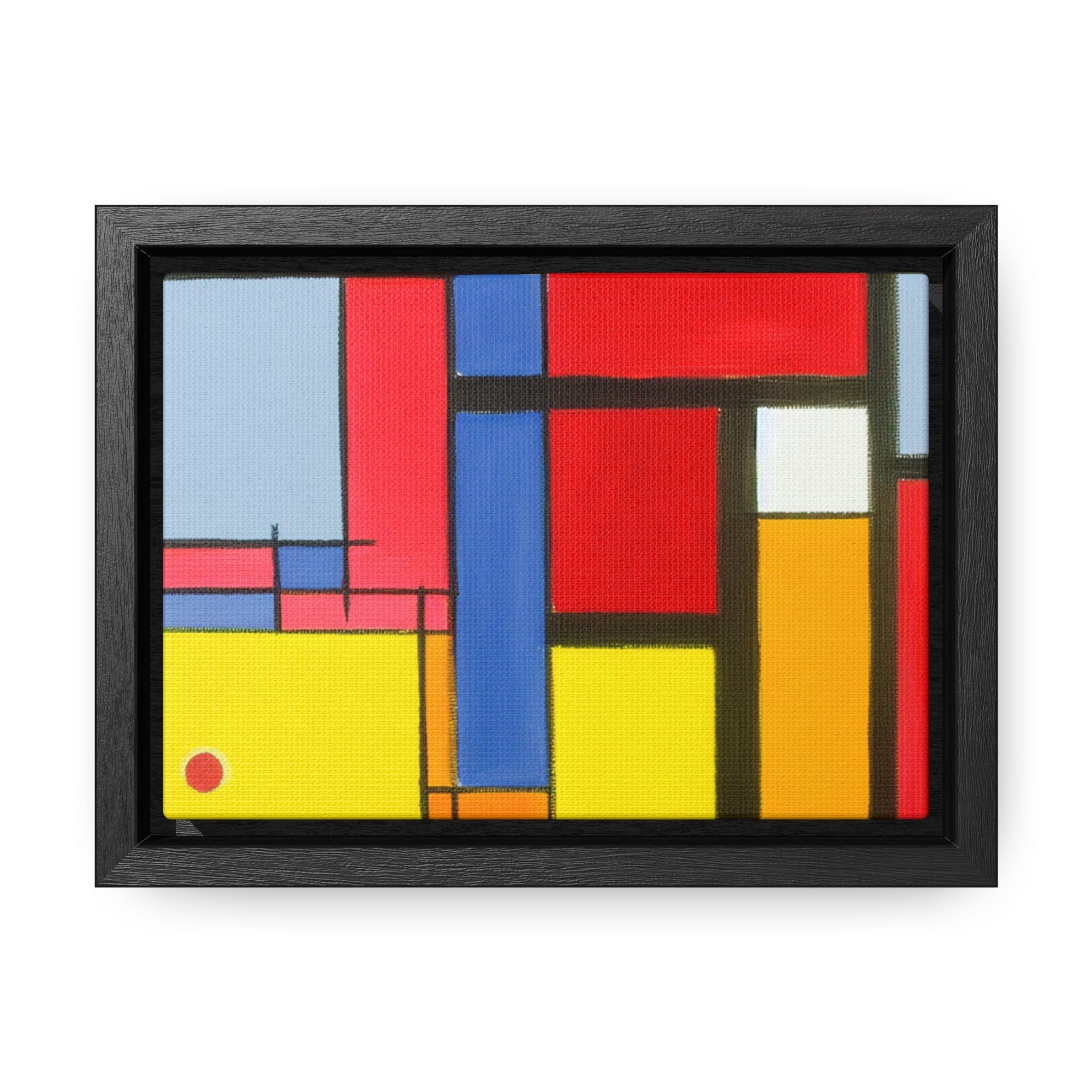 Primary Harmony and Tension | Framed Canvas