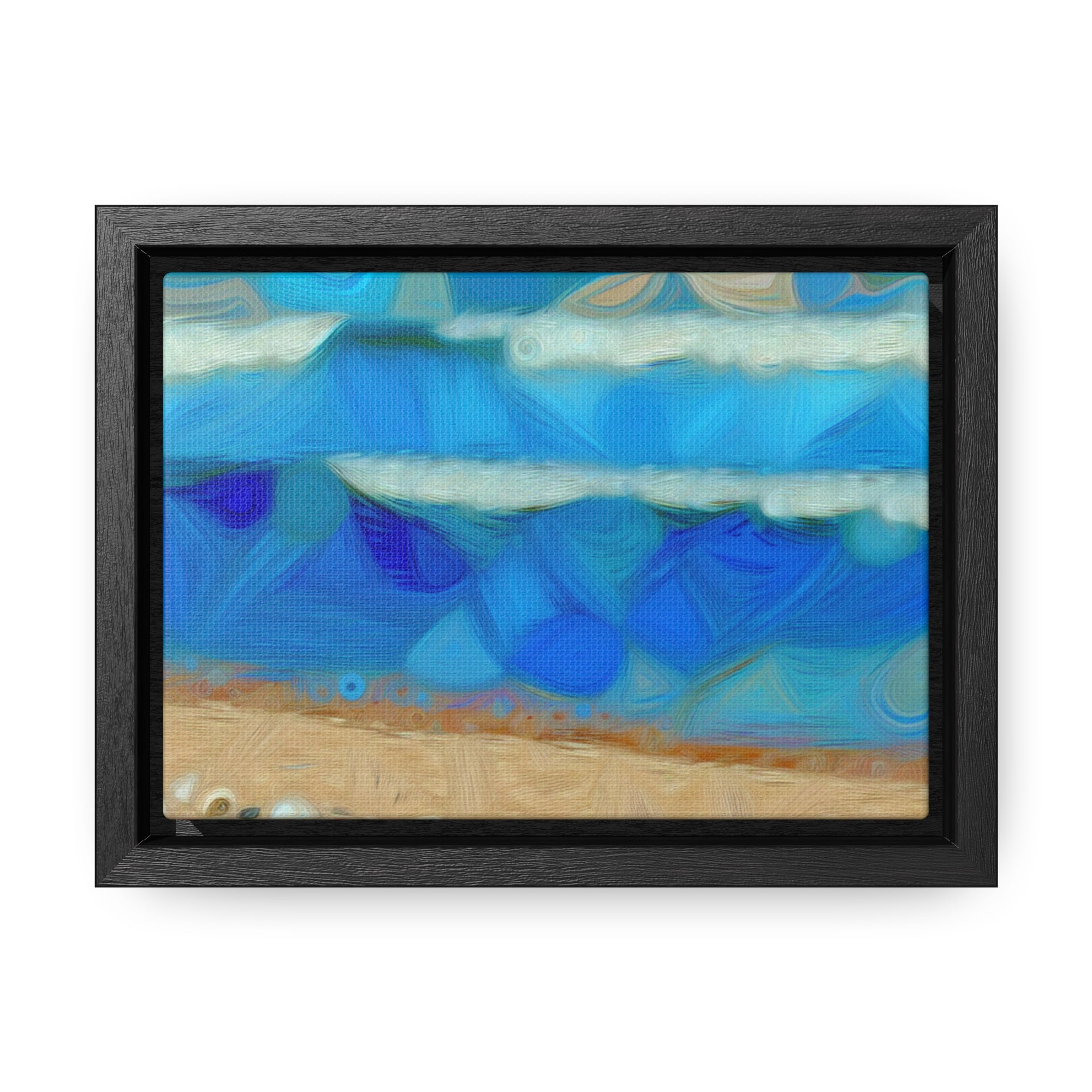 Whispers of Tidal Serenity | Framed Canvas