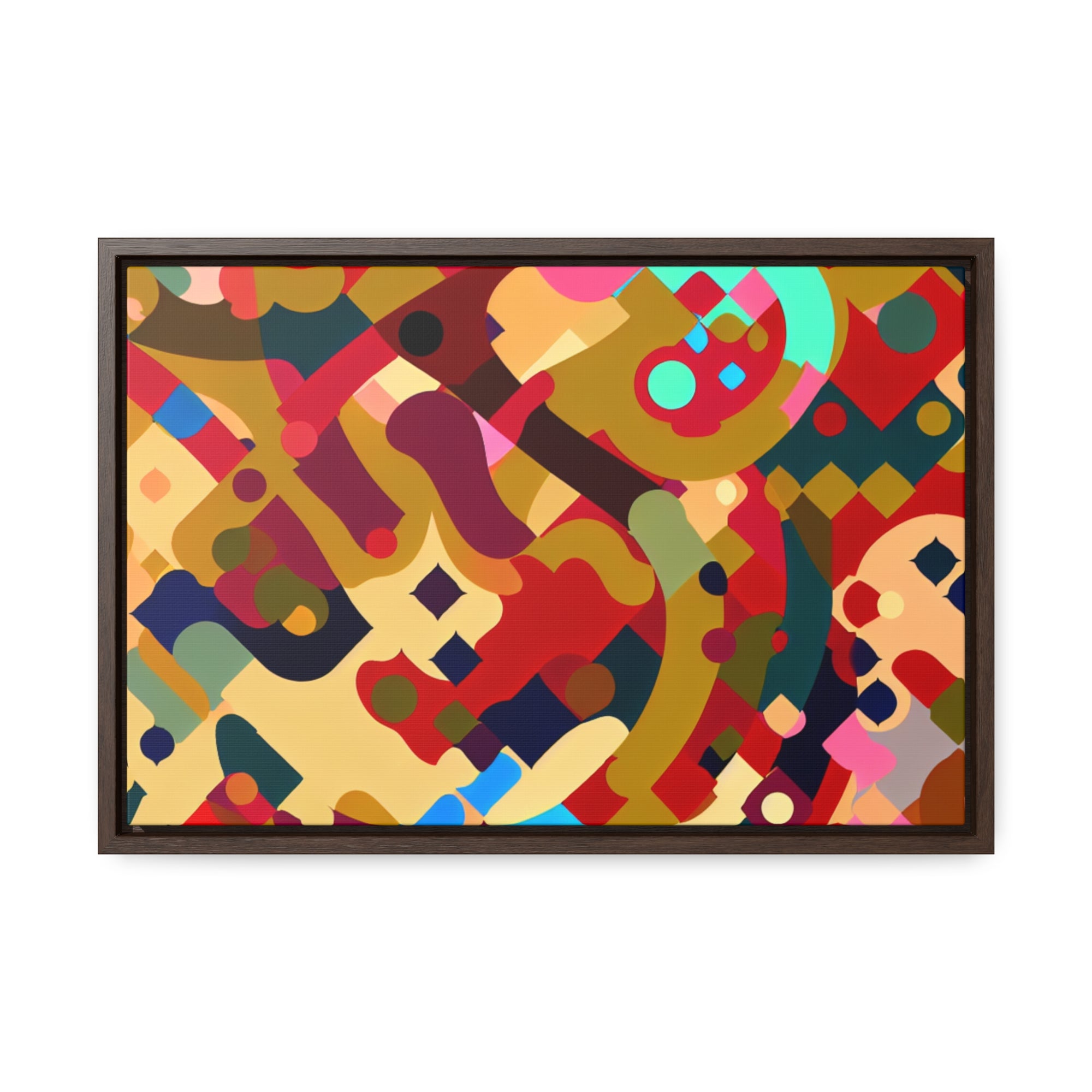 Whispers of Color and Form | Framed Canvas