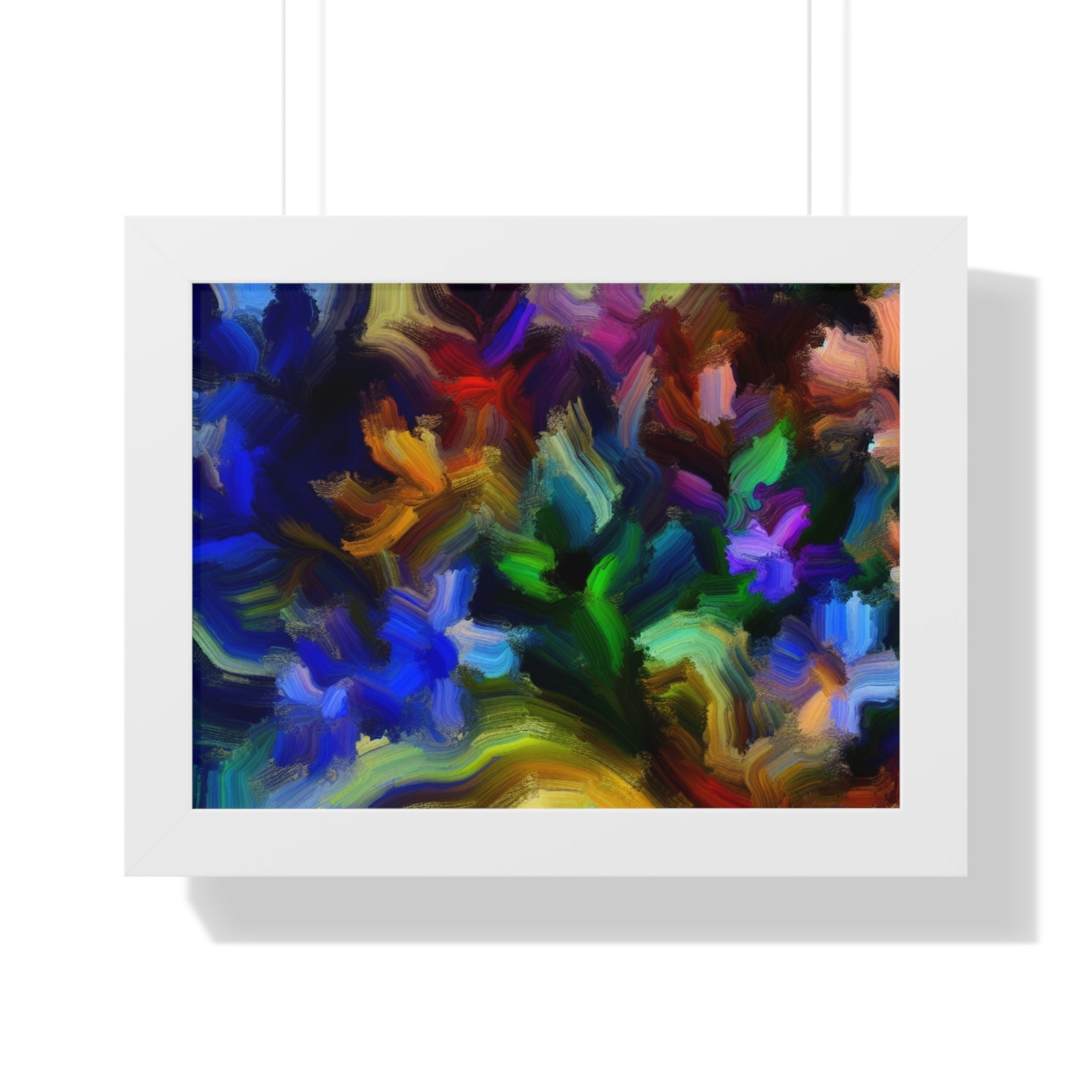 Vibrant Whispers of Flora | Framed Print