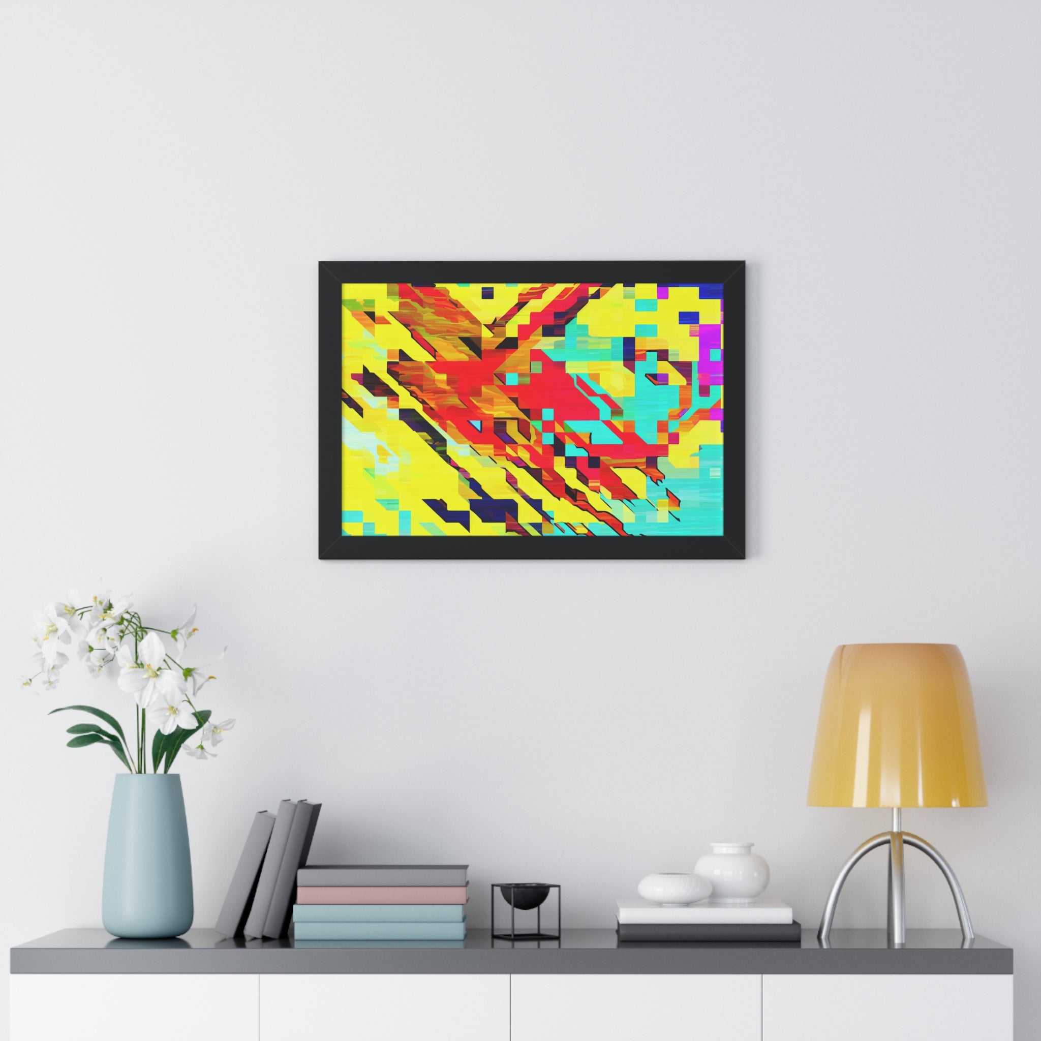 Euphoria in Pixels | Framed Print