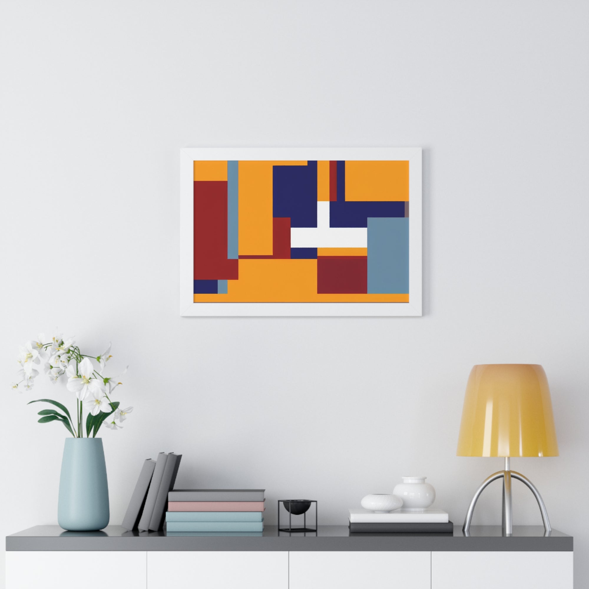 Harmony in Geometry | Framed Print