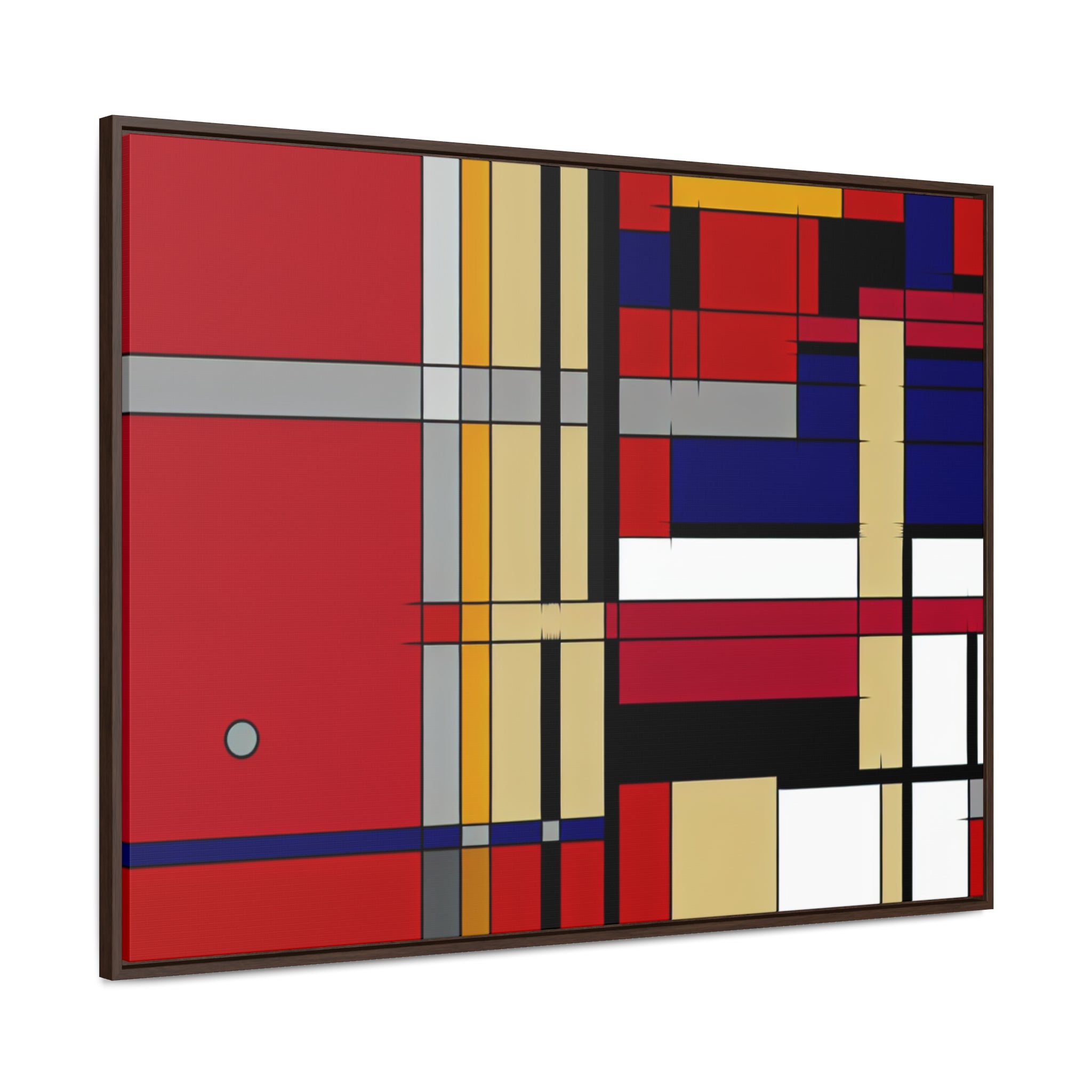 Dynamic Harmony of Shapes | Framed Canvas